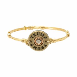 Gold Concho bangle bracelet
