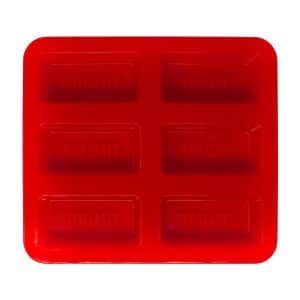 Red Silicone Ice Cube Tray