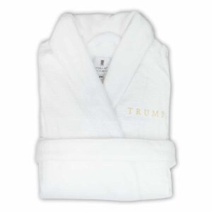 White Trump Deluxe Robe