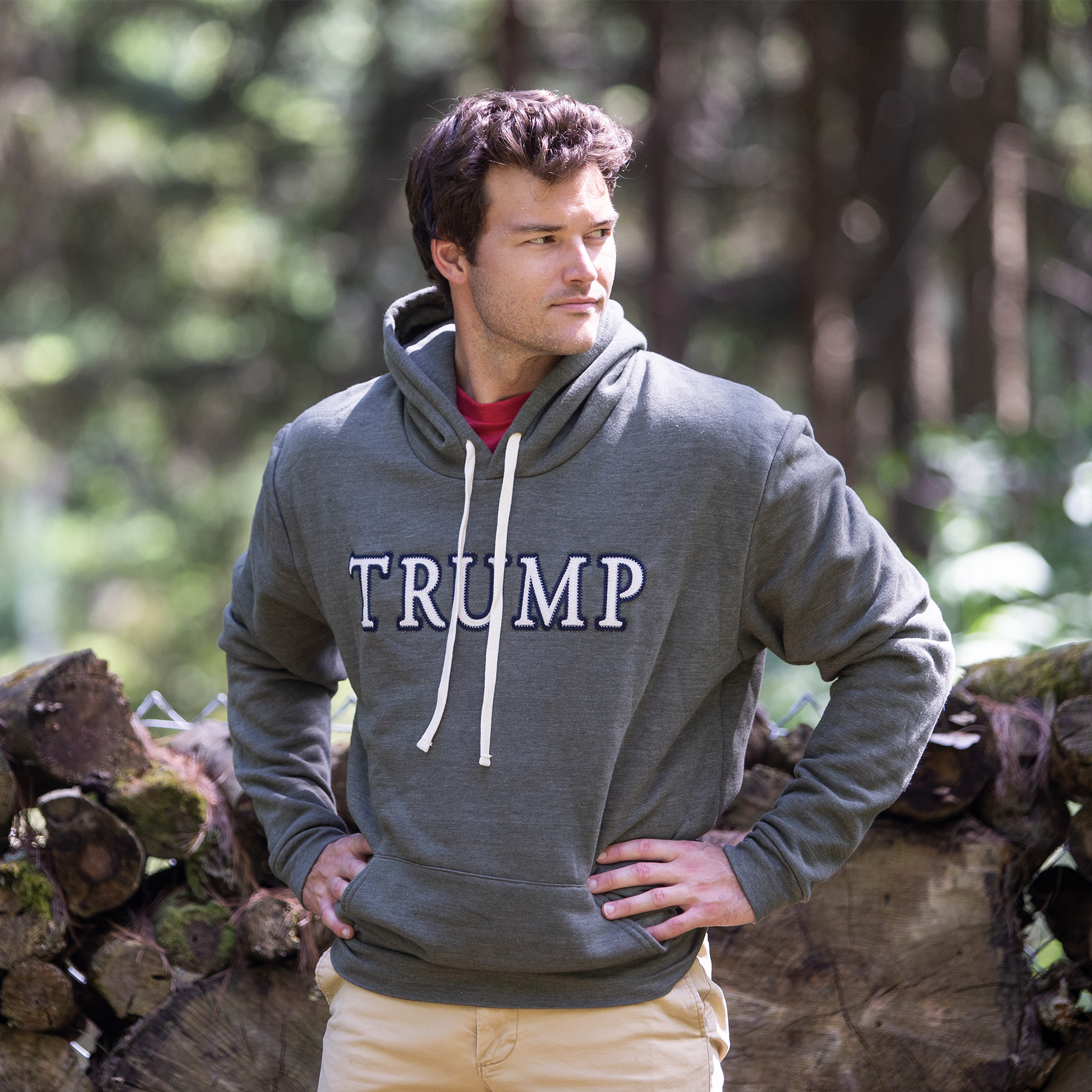 Stitched Hoodie - Grey Stitched Hoodie in the Color Grey