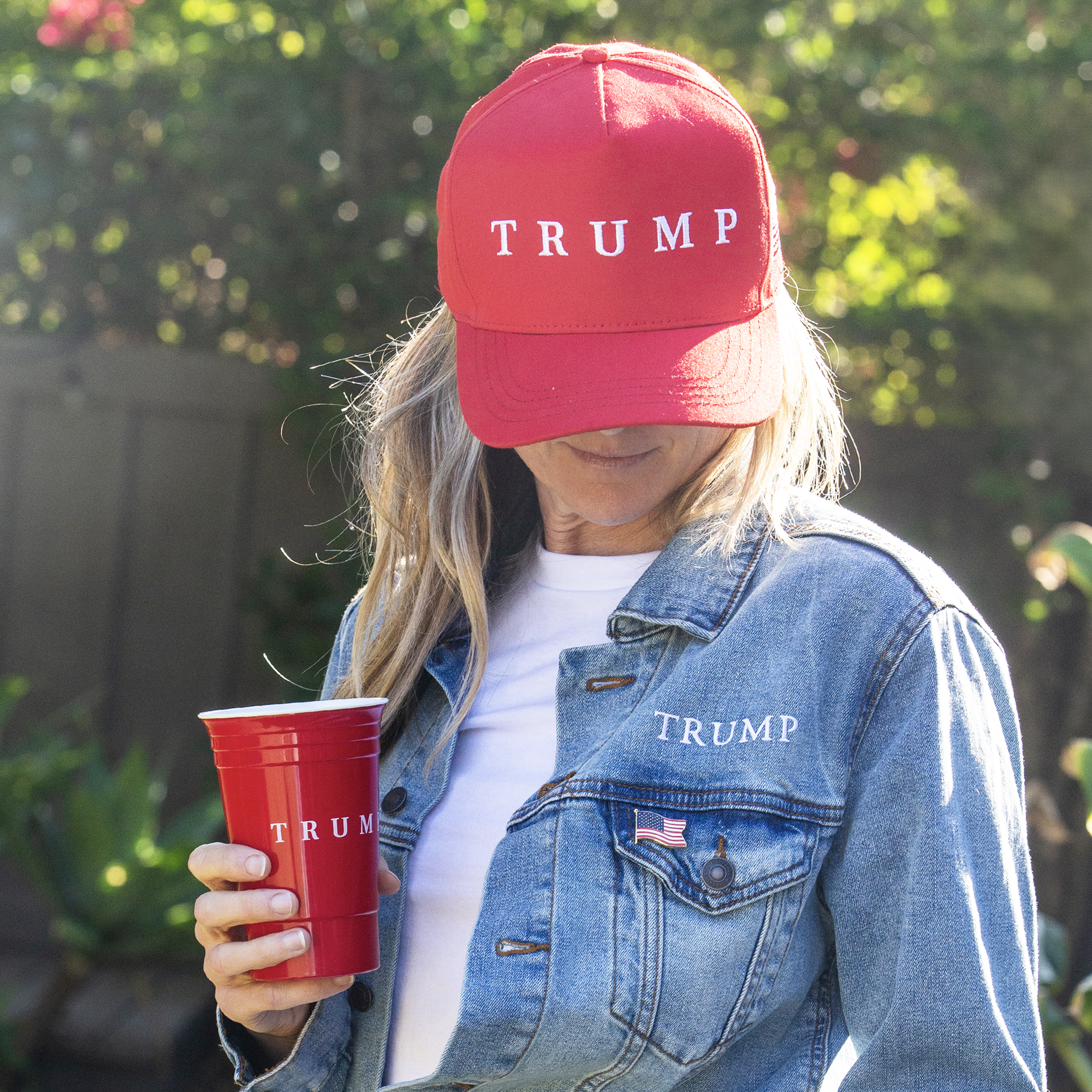 Trump Classic Baseball Hat Trump Classic Baseball Hat in the Color Red