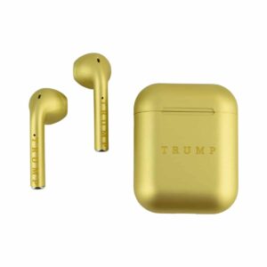 Gold Wireless Earbuds w/ Case