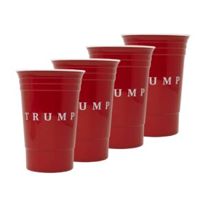 Red Trump Insulated Cup - Set of 4