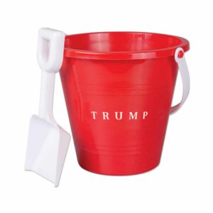 Red Trump Sand Pail & Shovel