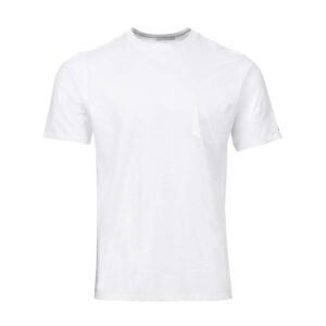 White Embroidered Mar-a-Lago Pocket Tee