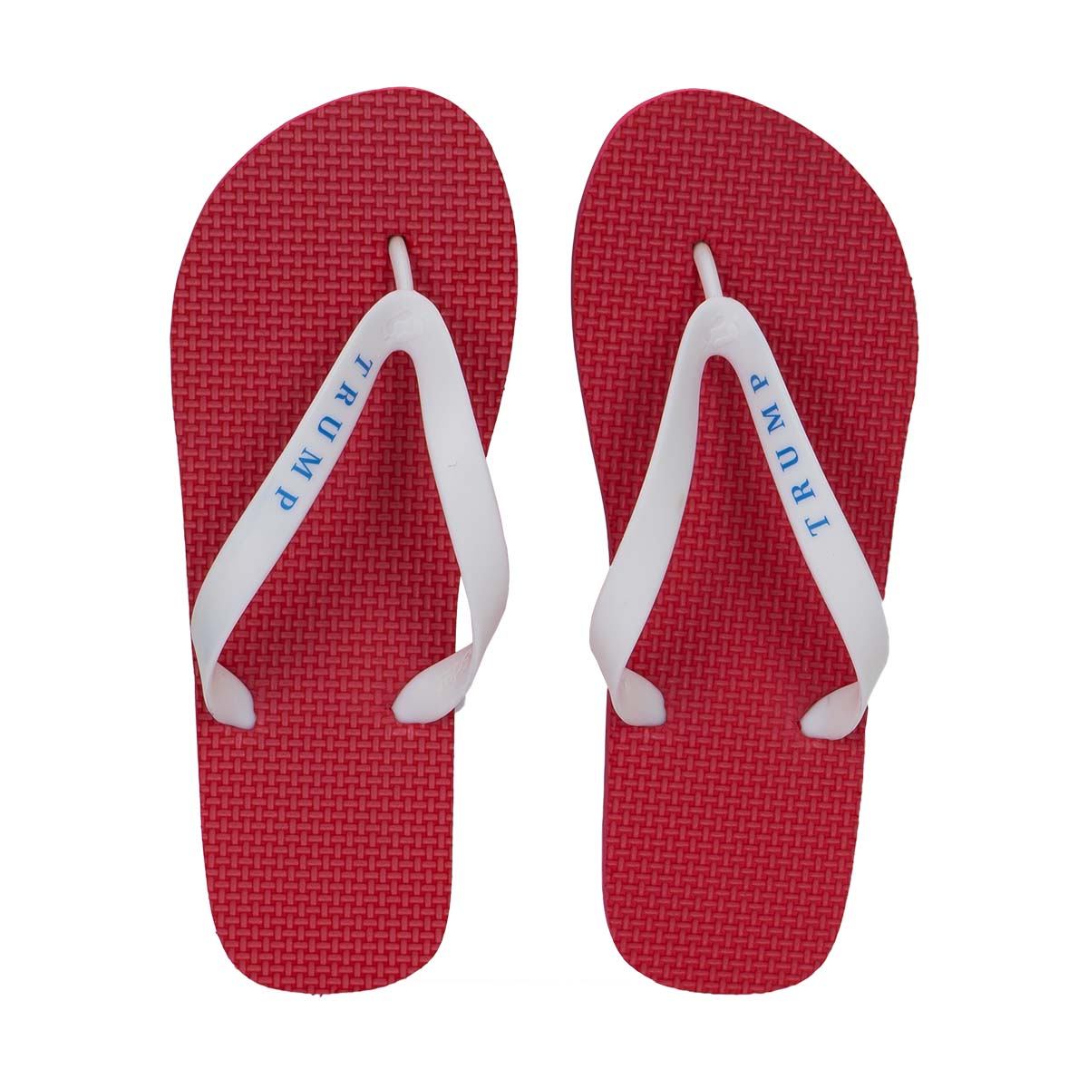 Trump Sand Print Flip Flops - front