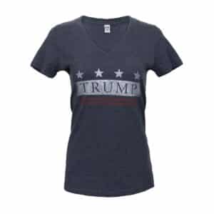 Stars over stripes v-neck navy