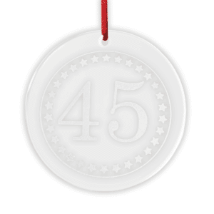 45 Glass Ornament
