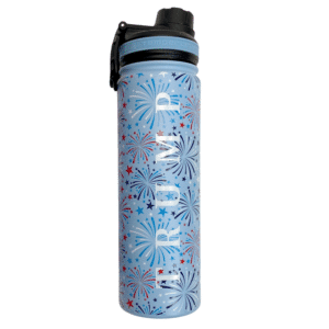 Fireworks tumbler 20oz blue