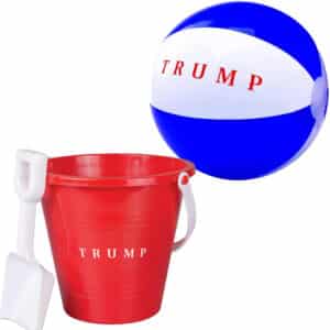 red pail blue ball