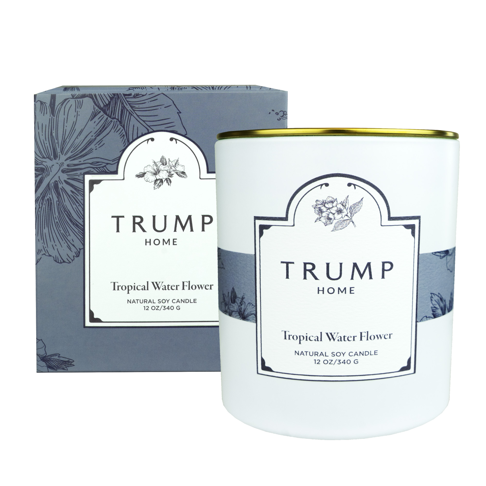 Tropical Water Flower Candle Tropical Water Flower Candle