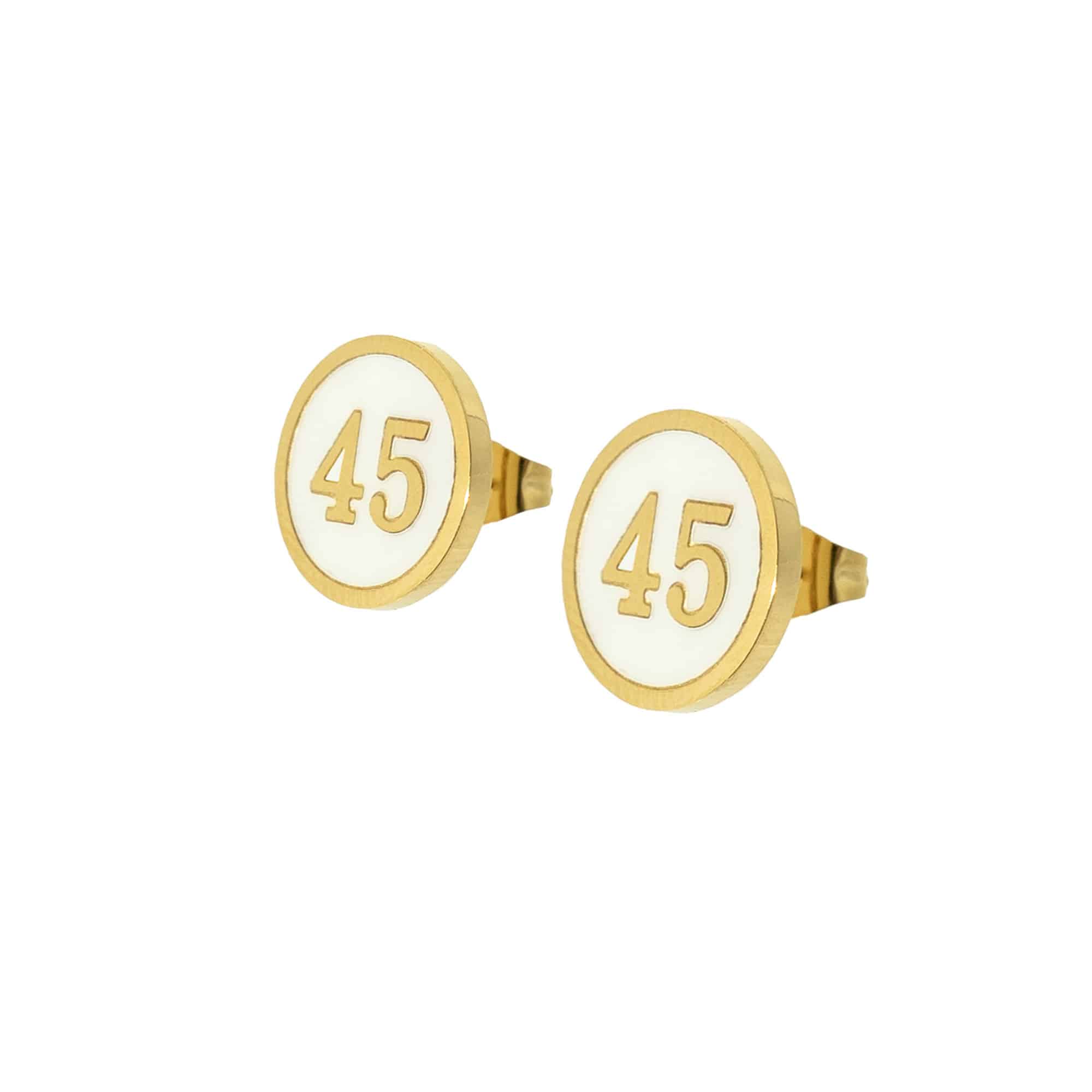 45 stud earrings
