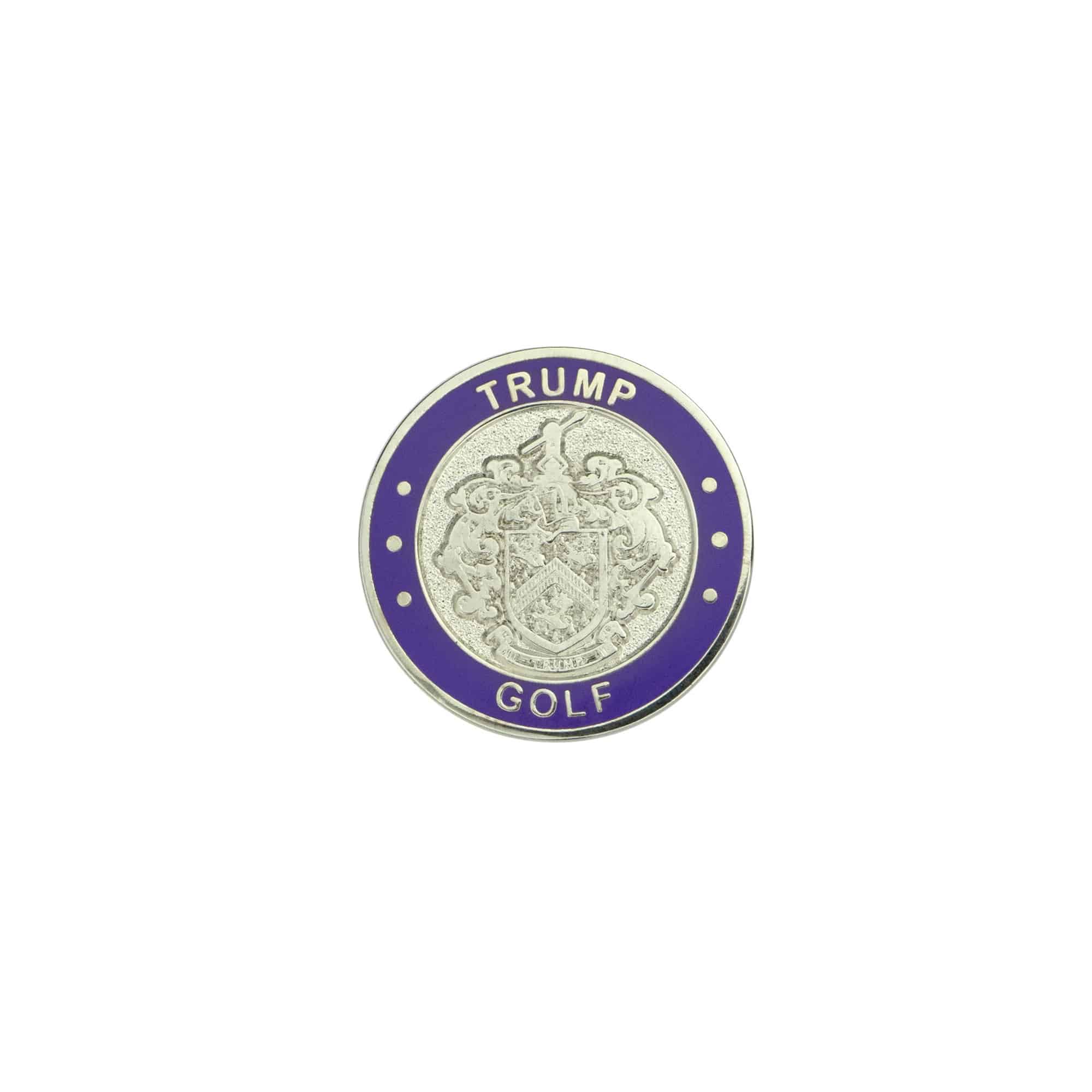 Trump Golf Ball Marker - Purple
