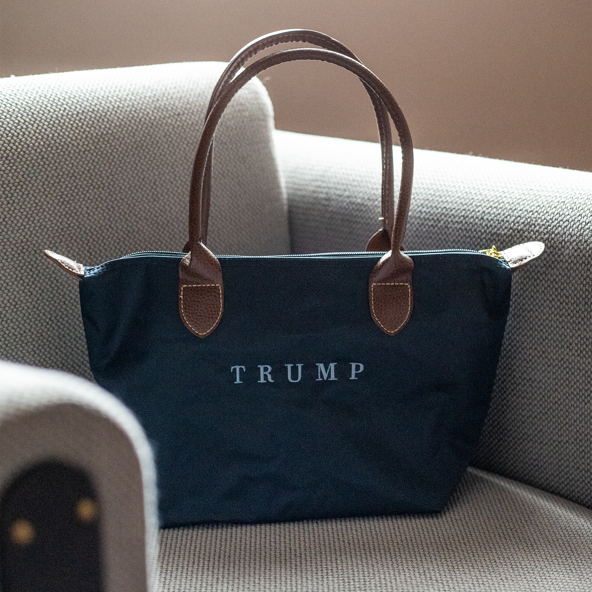 trump nylon tote navy trump nylon tote navy
