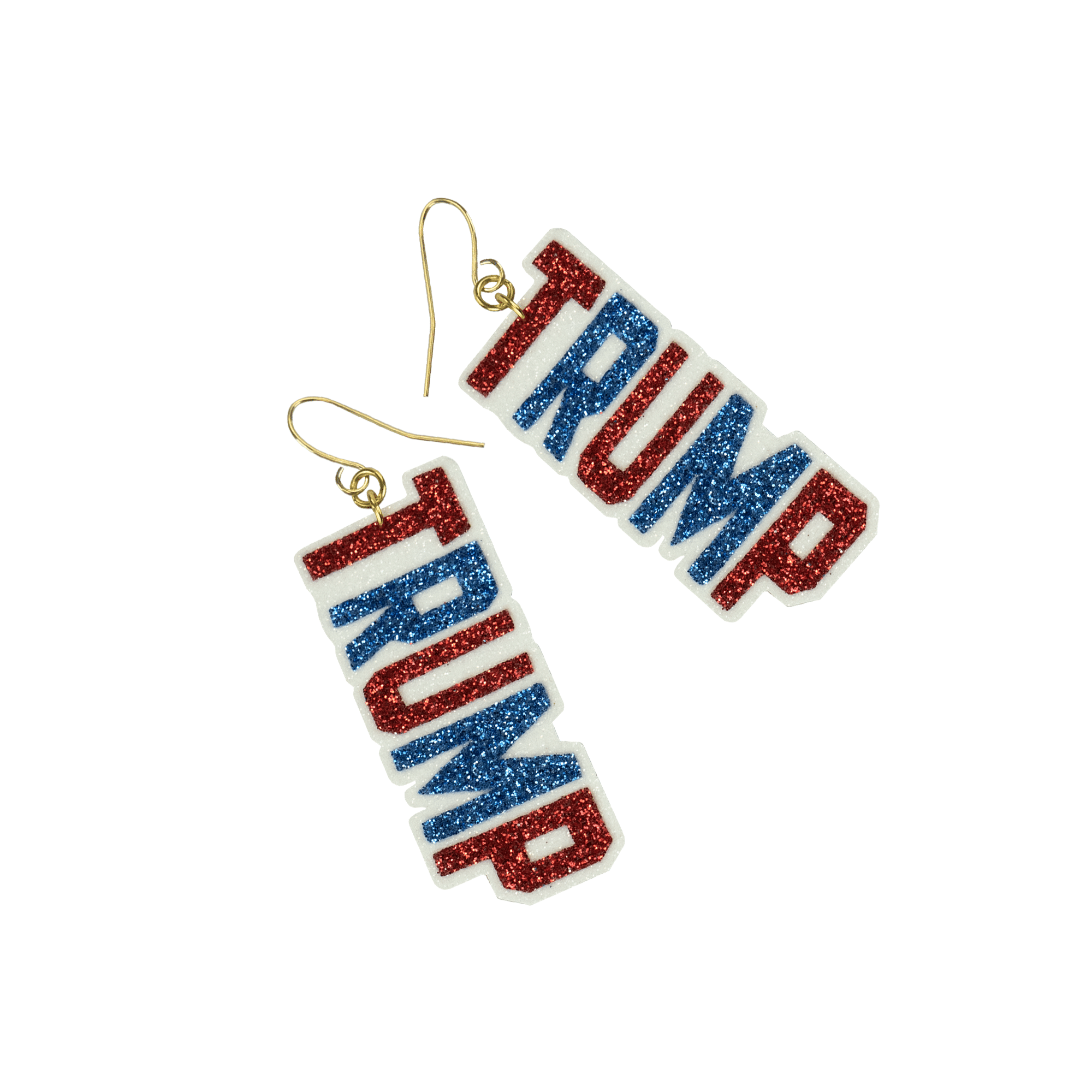 Trump Dangle Earrings