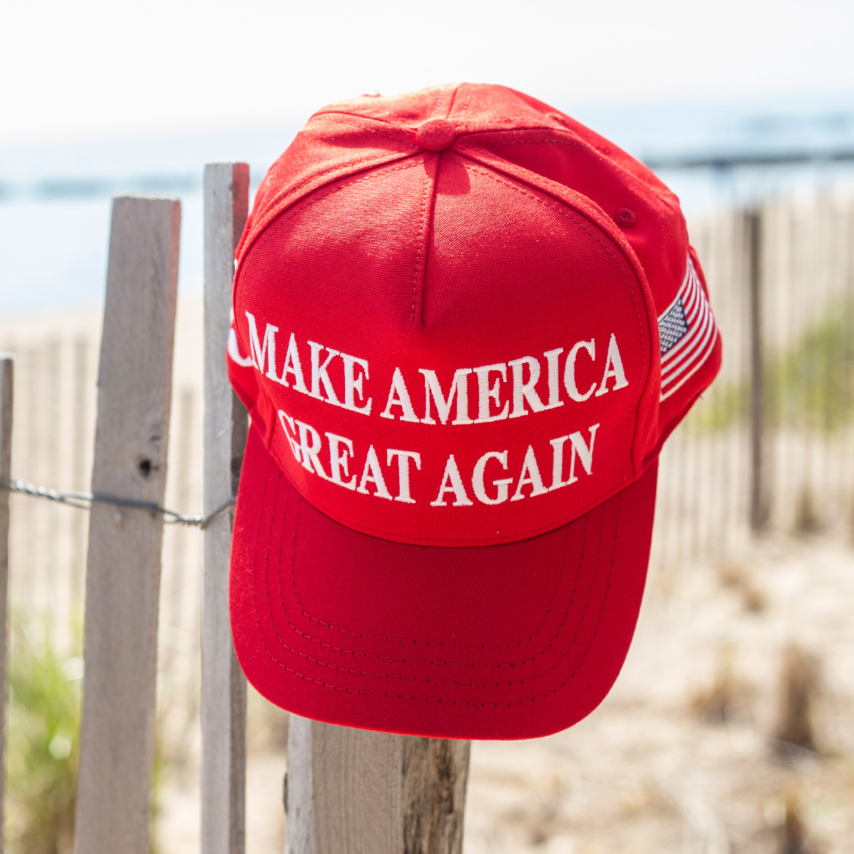Make America Great Again 45-47 Hat - Red Make America Great Again 45-47 Hat in the color Red