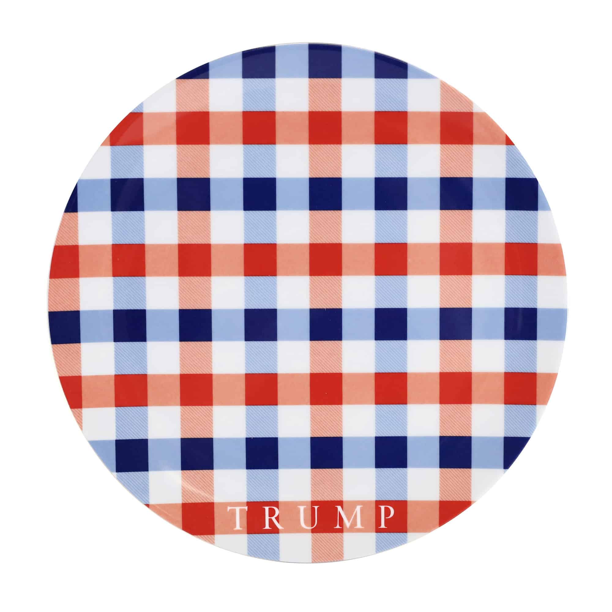 Plaid Melamine Plates (1)