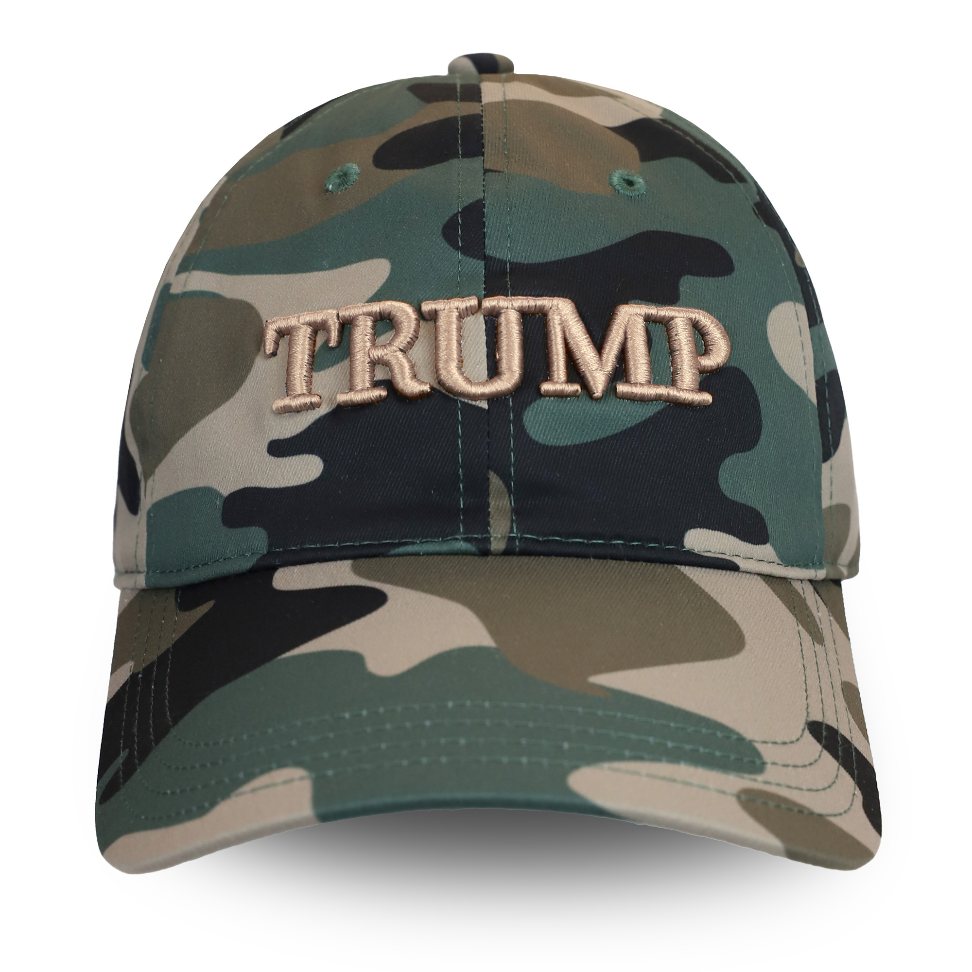 Raised Camo Trump Hat - Tan