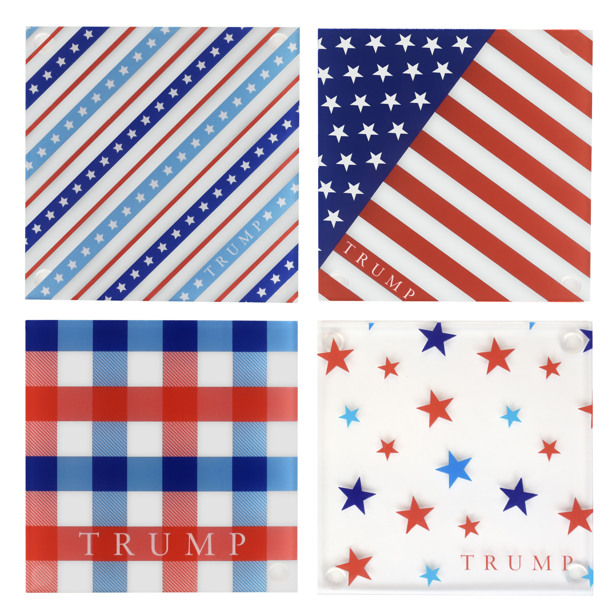 Acrylic Coasters Set 4