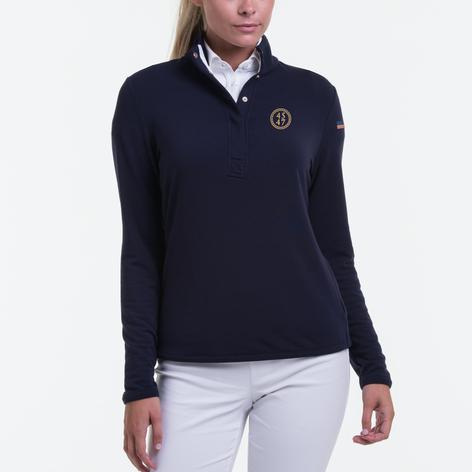 navy sweatshirt