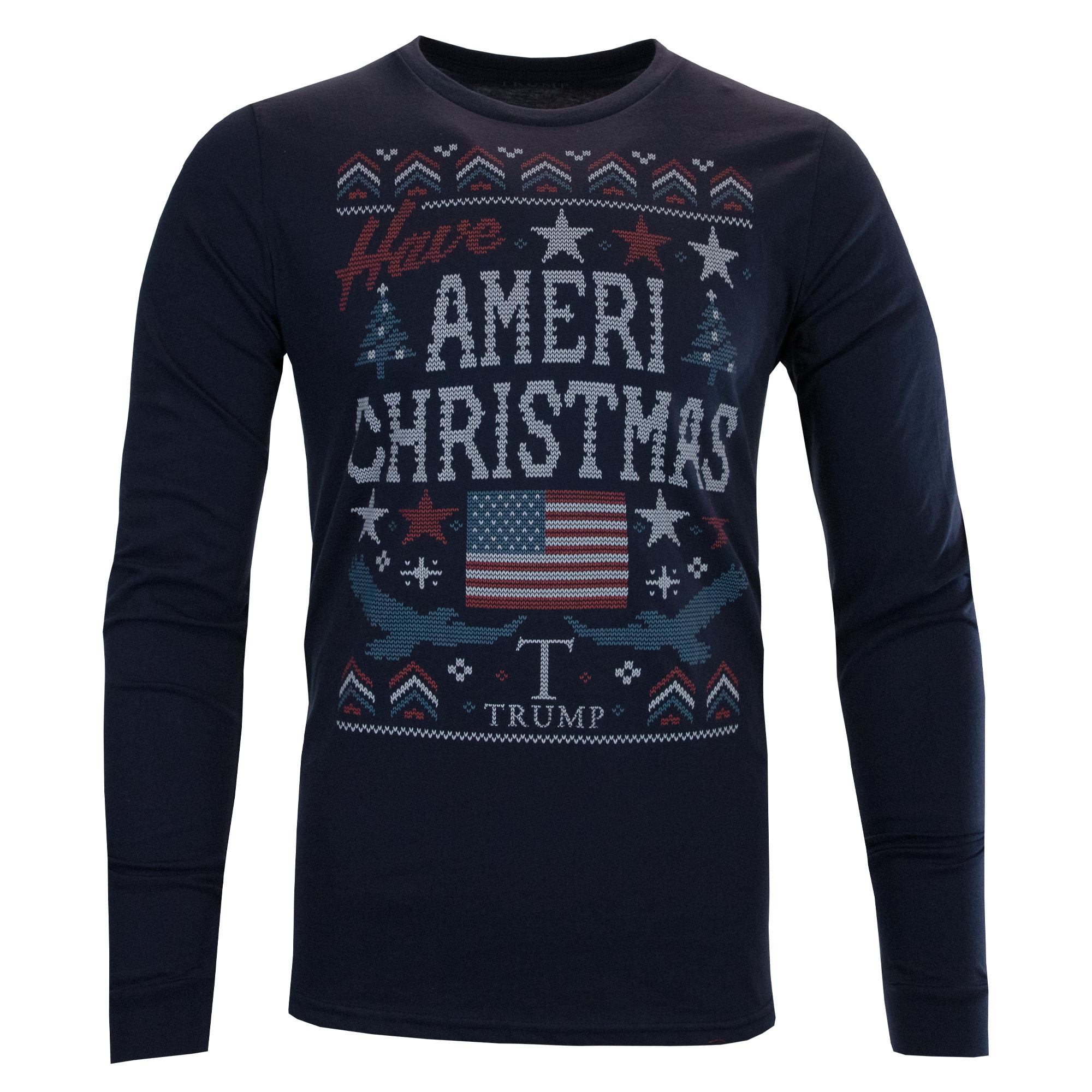 Ameri Christmas LS Navy Ameri Christmas LS Navy