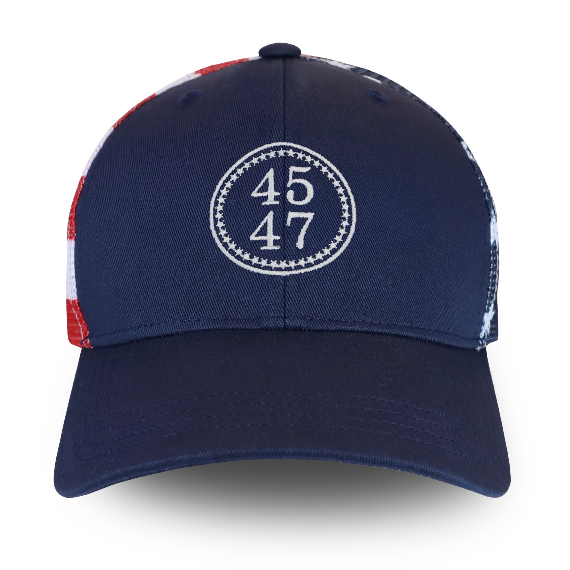 American Flag Back Hat-45 47 Front