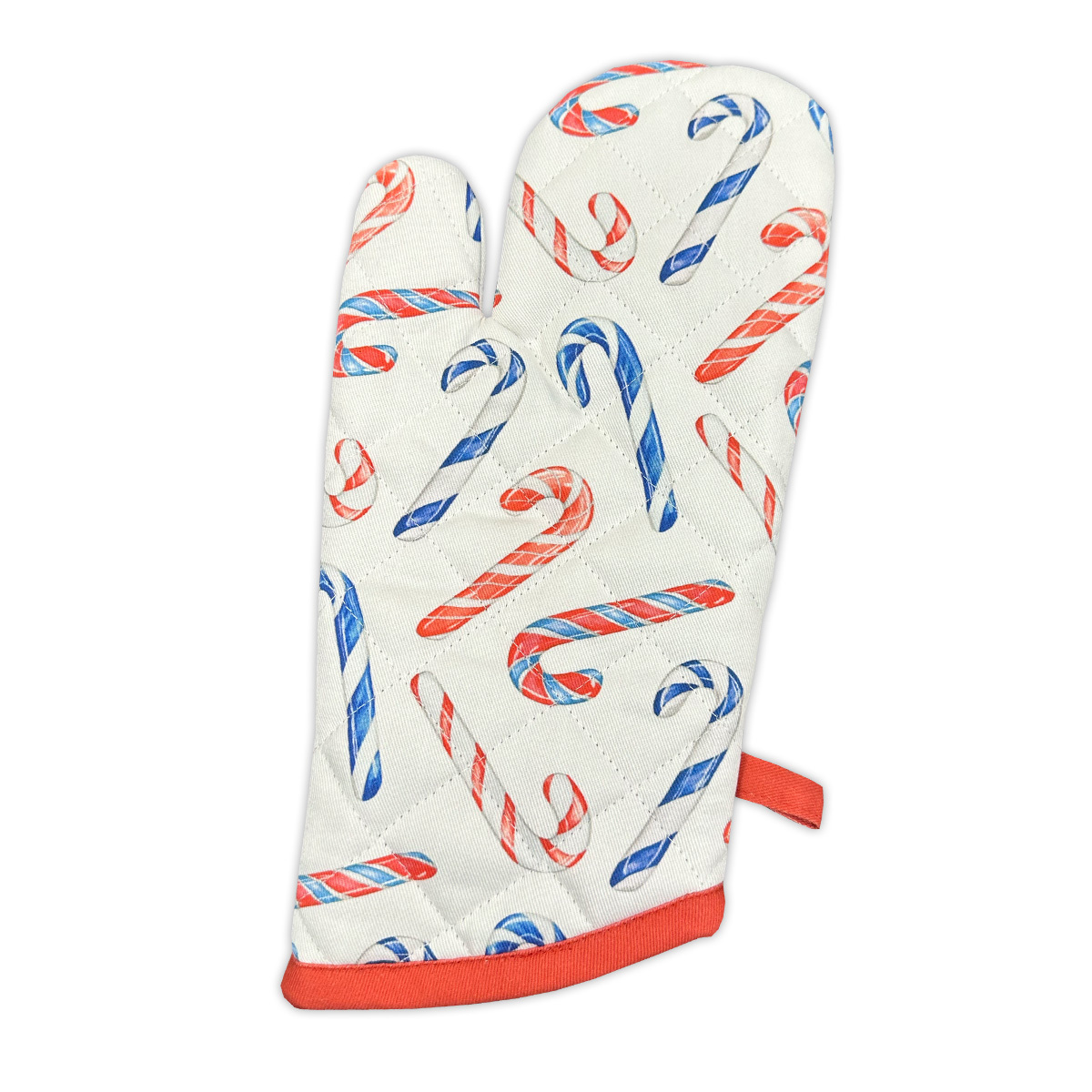Candy Cane Oven Mitt (1) Candy Cane Oven Mit