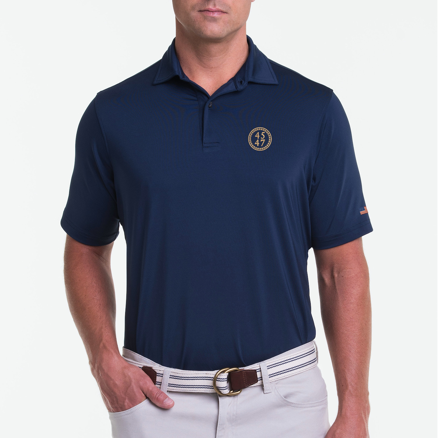 solid marine polo