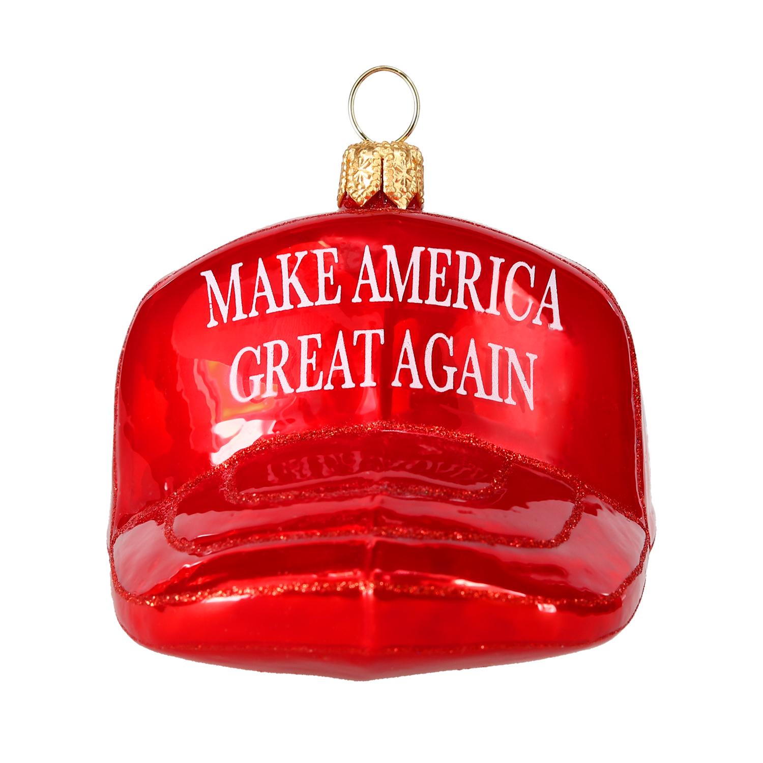 ZKP5347_1 maga hat glass ornament