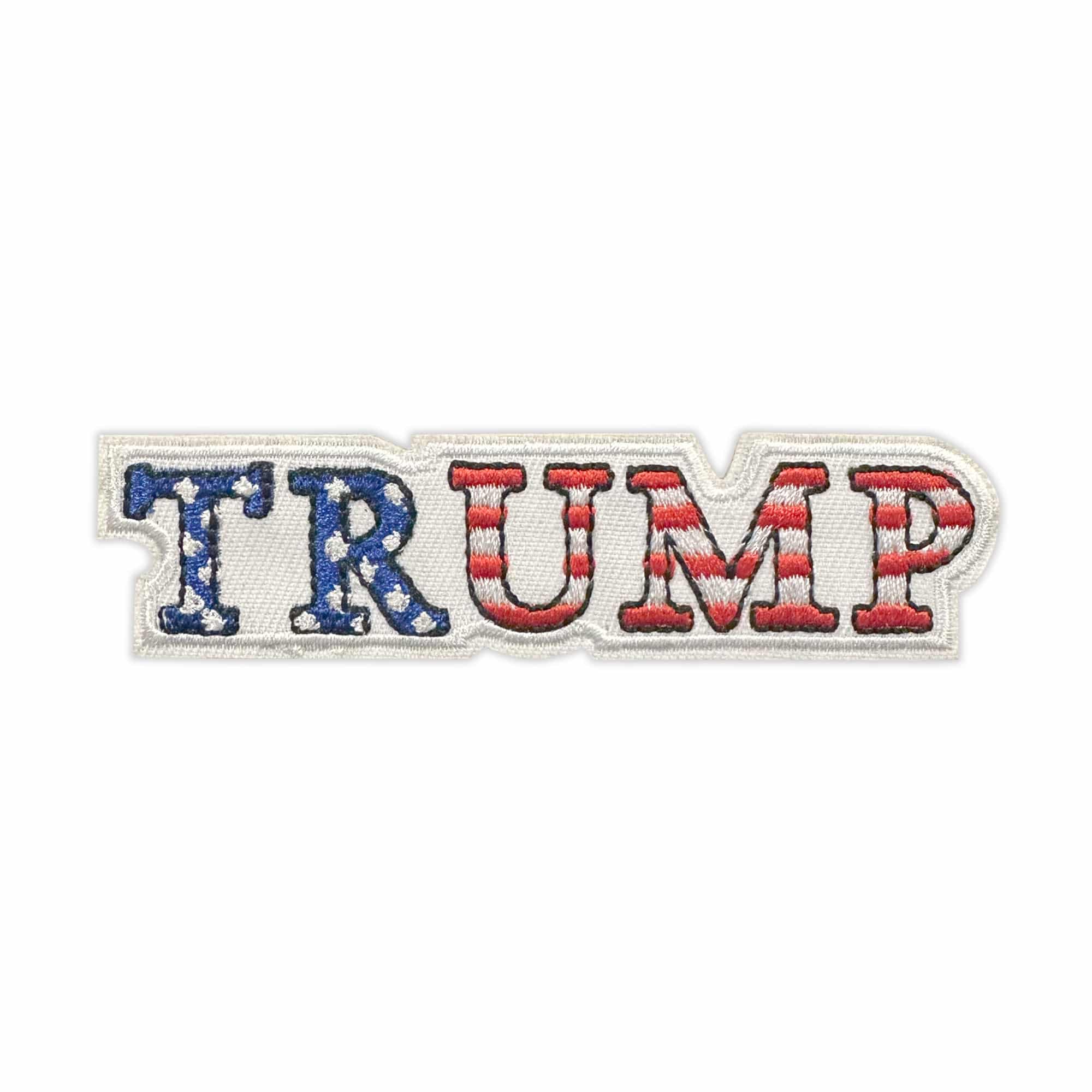 Iron On Trump patch rwb
