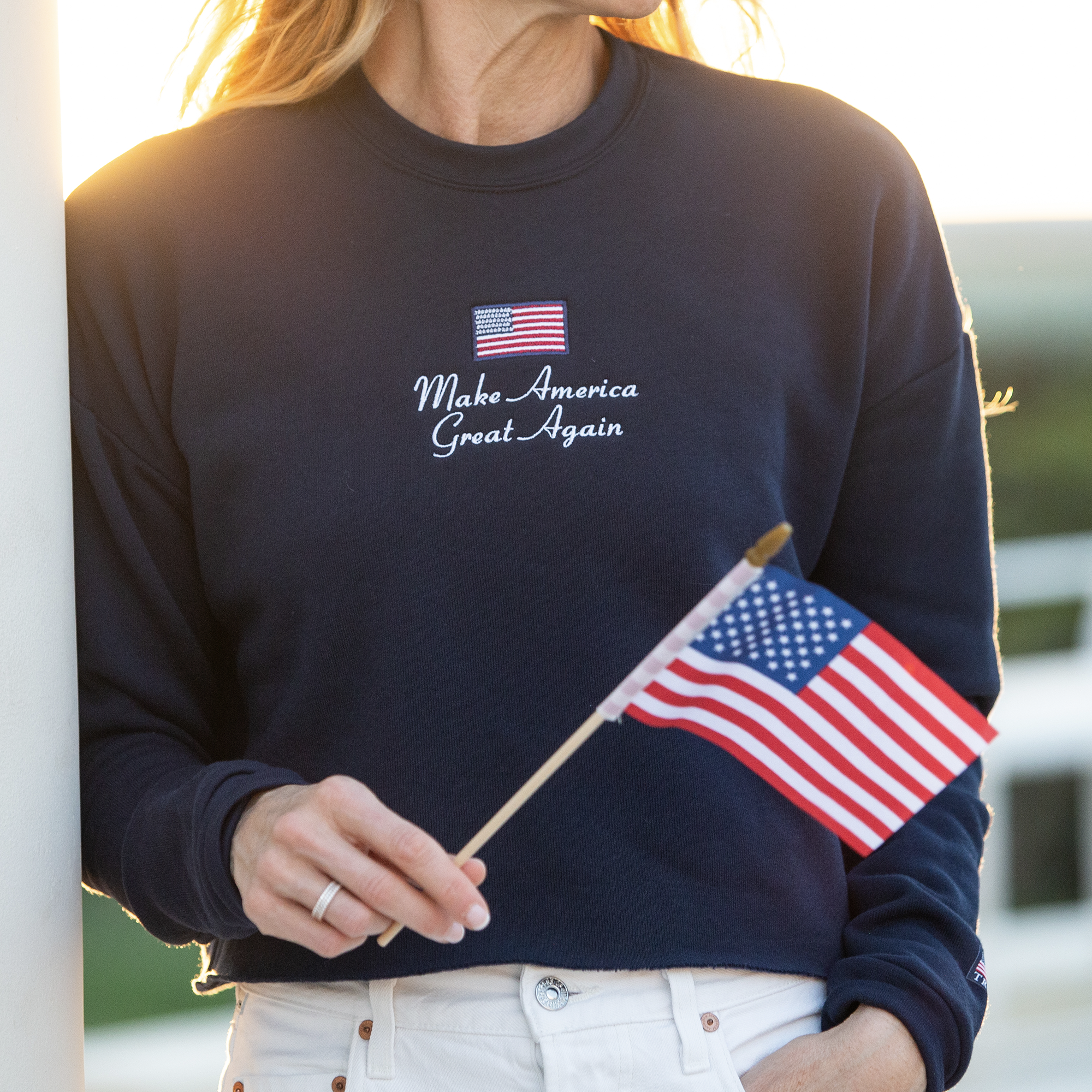maga cropped sweatshirt maga cropped sweatshirt