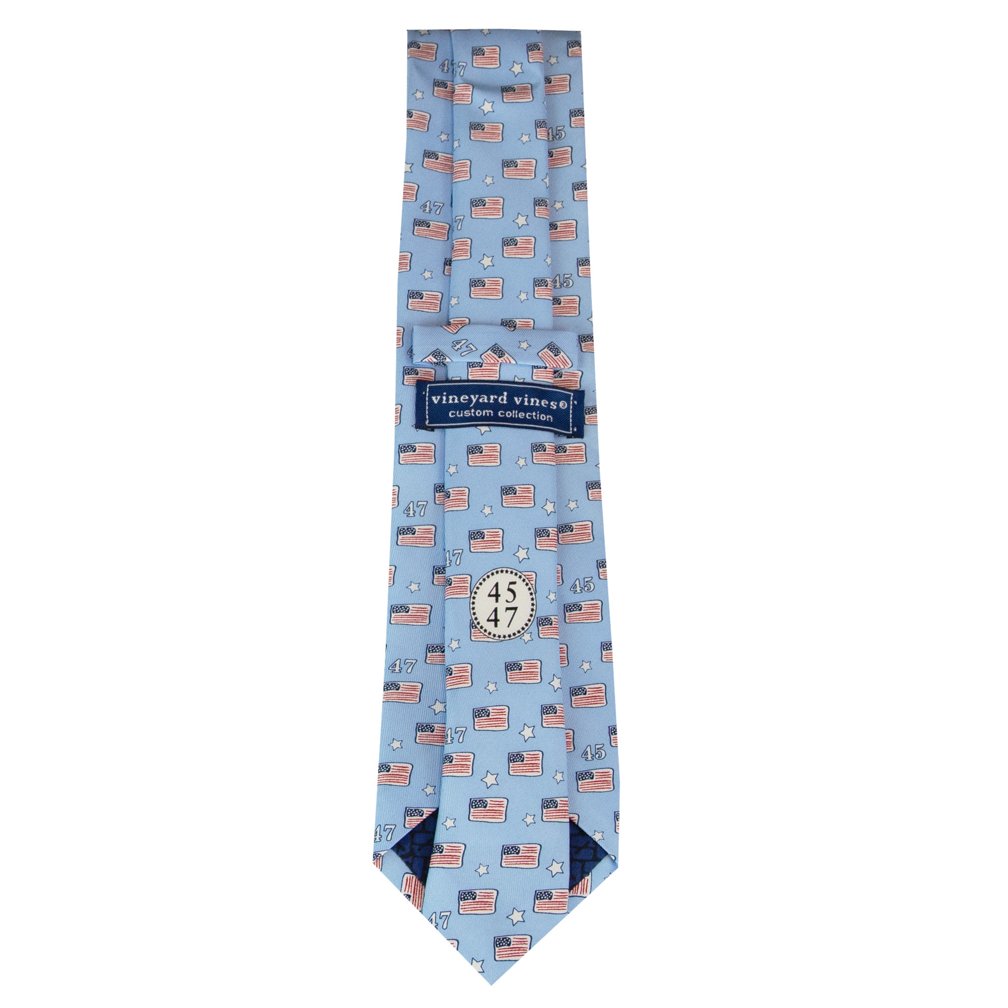Silk Tie Flag Light Blue 3 Silk Tie Flag Light Blue 3