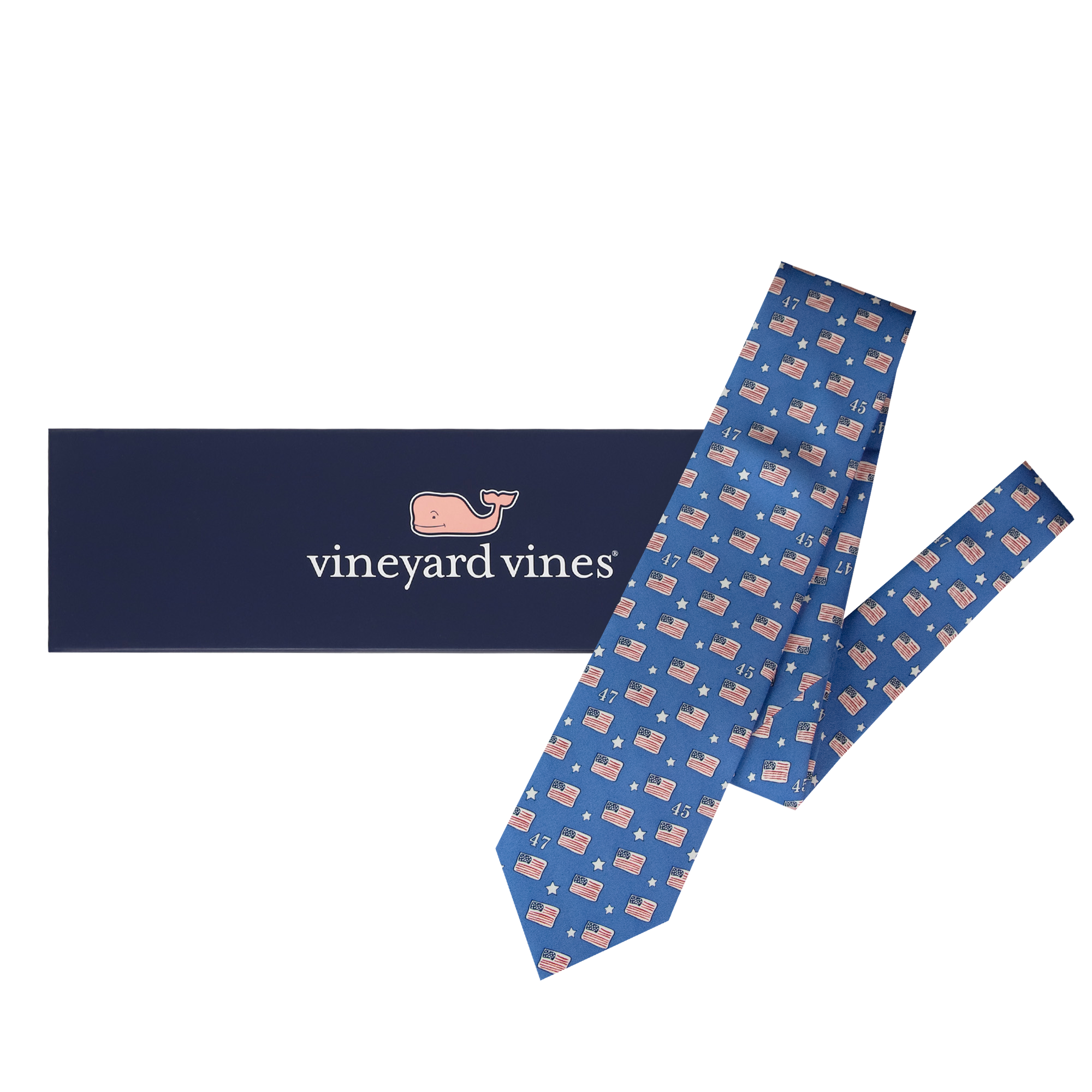 Silk Tie Flag Royal 2 Silk Tie Flag Royal 2