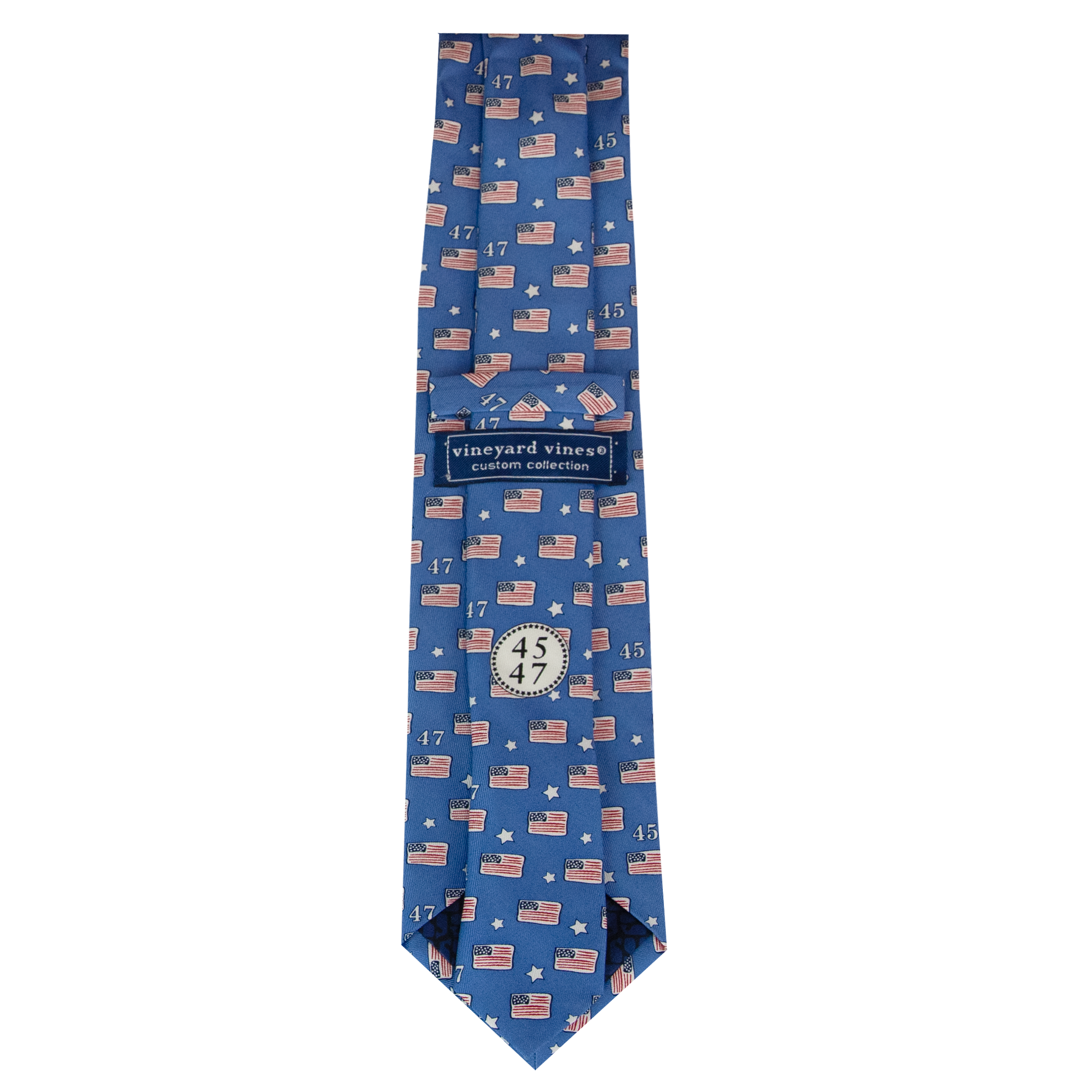 Silk Tie Flag Royal 3