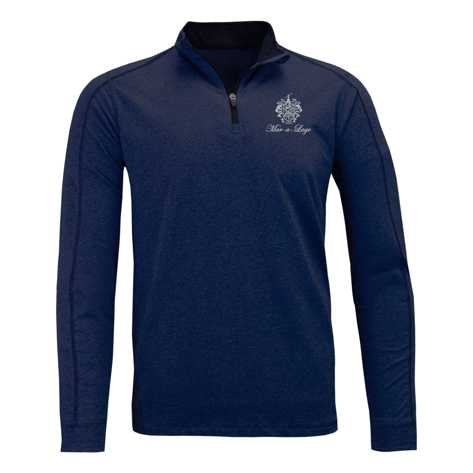 Mar-a-Lago Carrollton 1/4 Zip - Navy Heather Mar-a-Lago Carrollton 1/4 Zip - Navy Heather