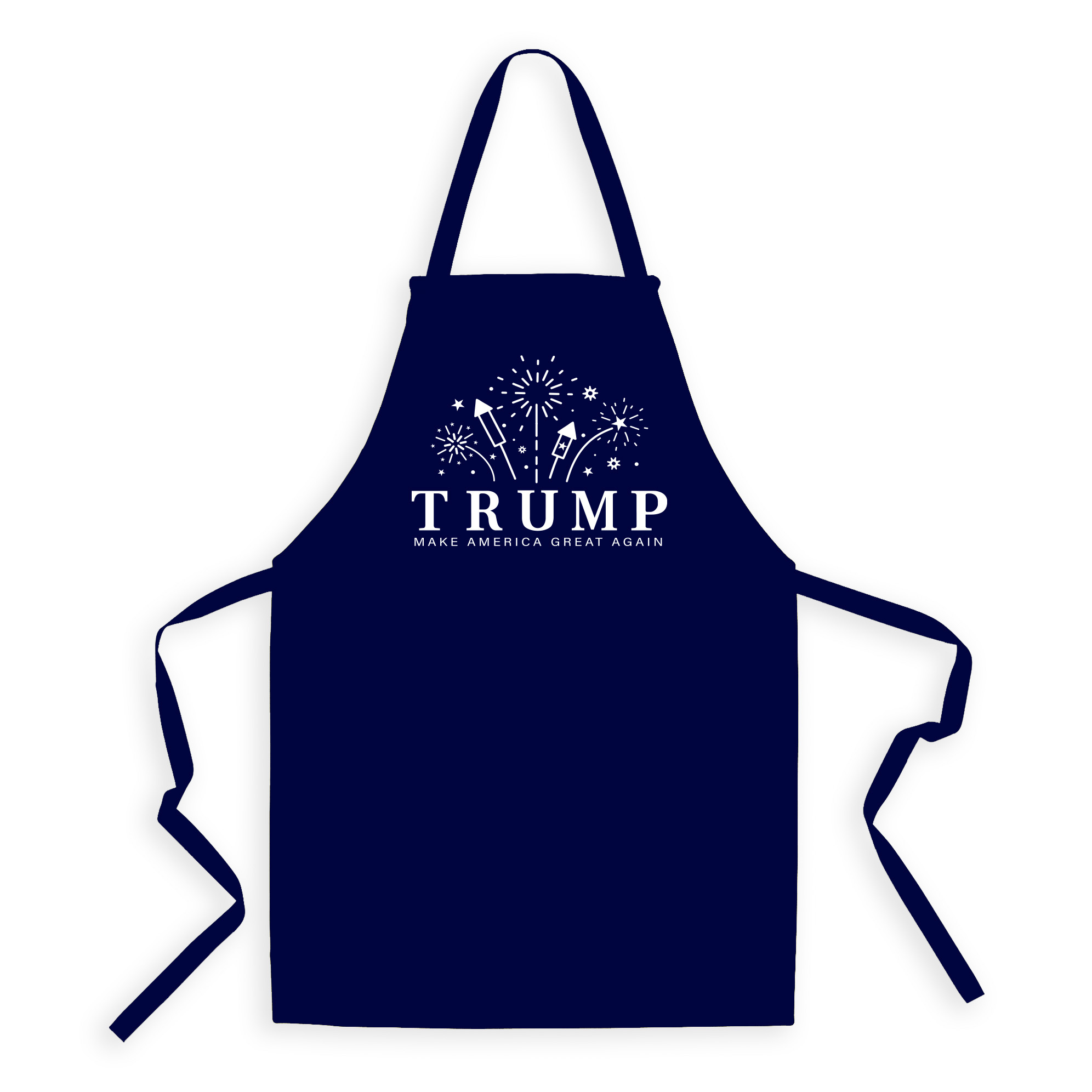 Trump Deluxe BBQ Apron - Navy Trump Deluxe BBQ Apron in the Color Navy