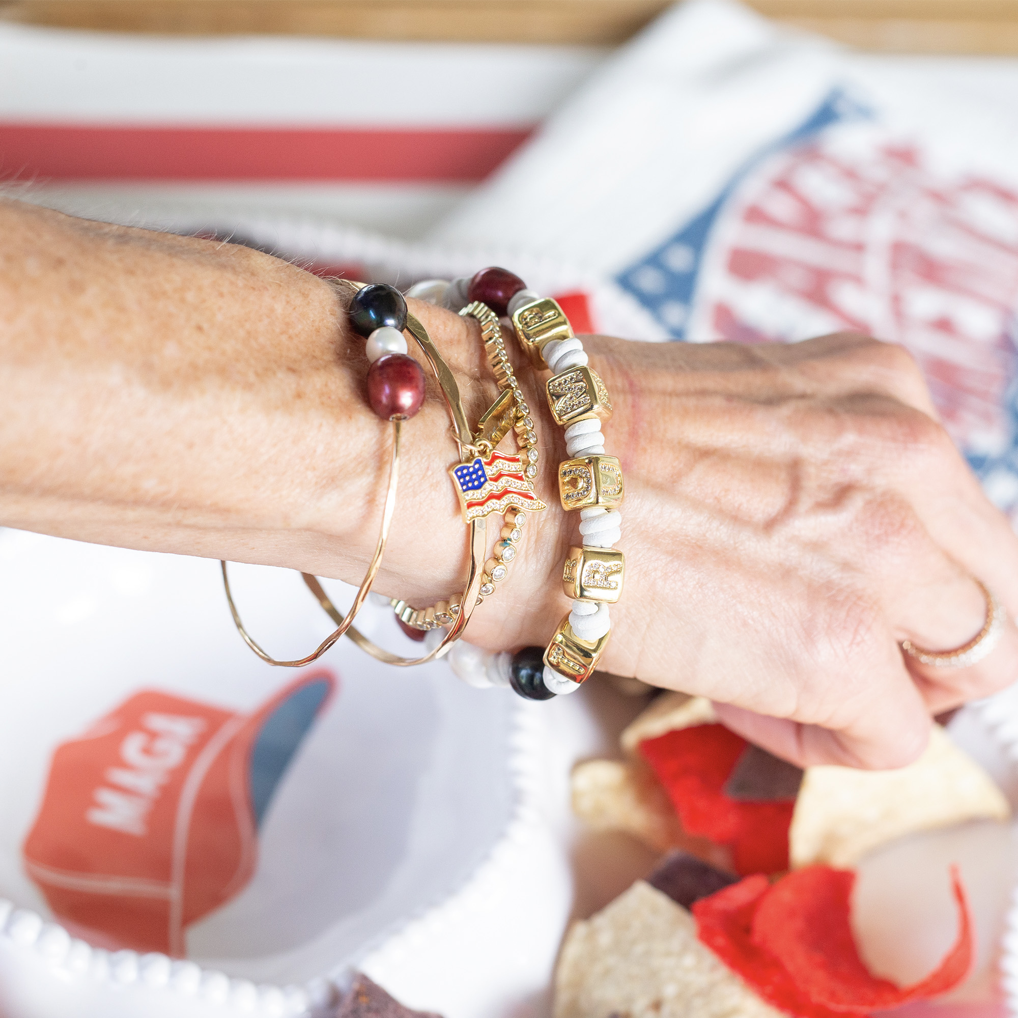 Leather Trump Bracelet Leather Trump Bracelet