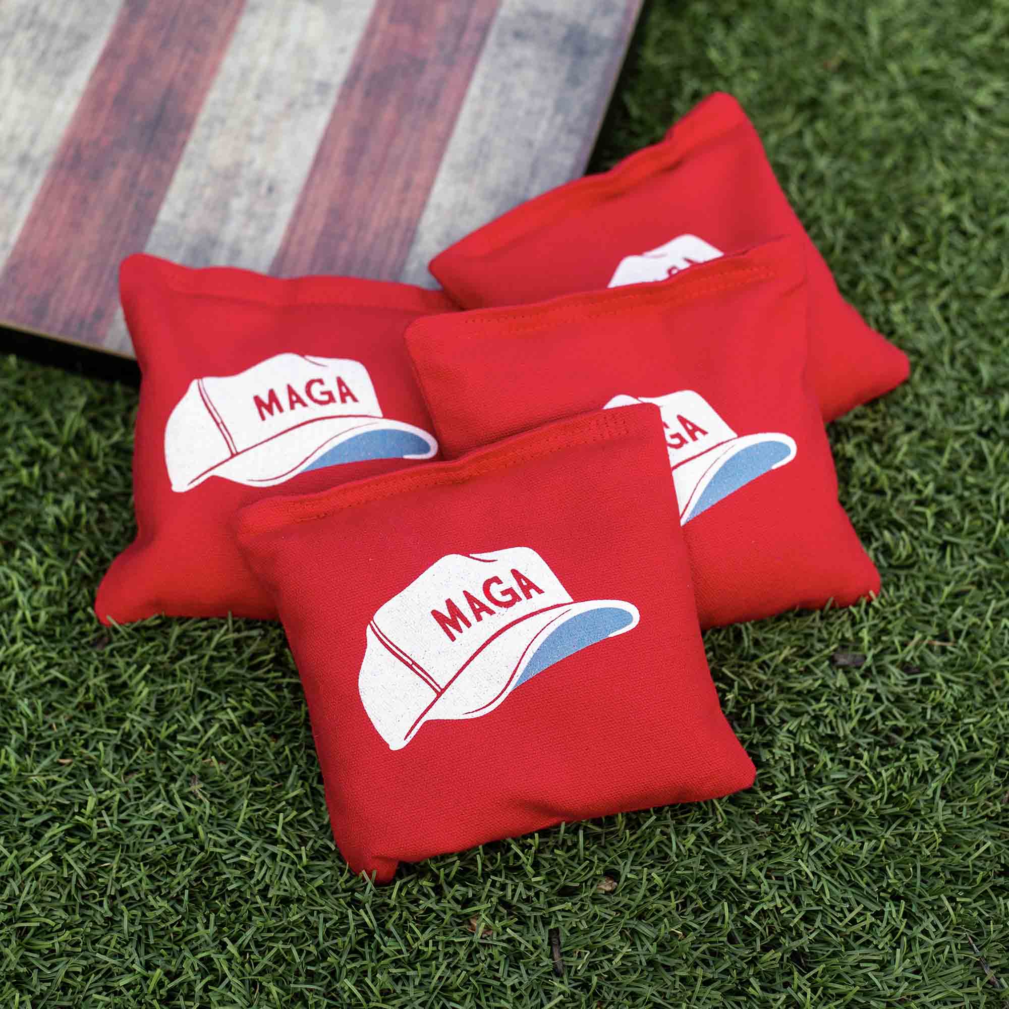 MAGA Hat Cornhole Set - Red MAGA Hat Cornhole Set - Red