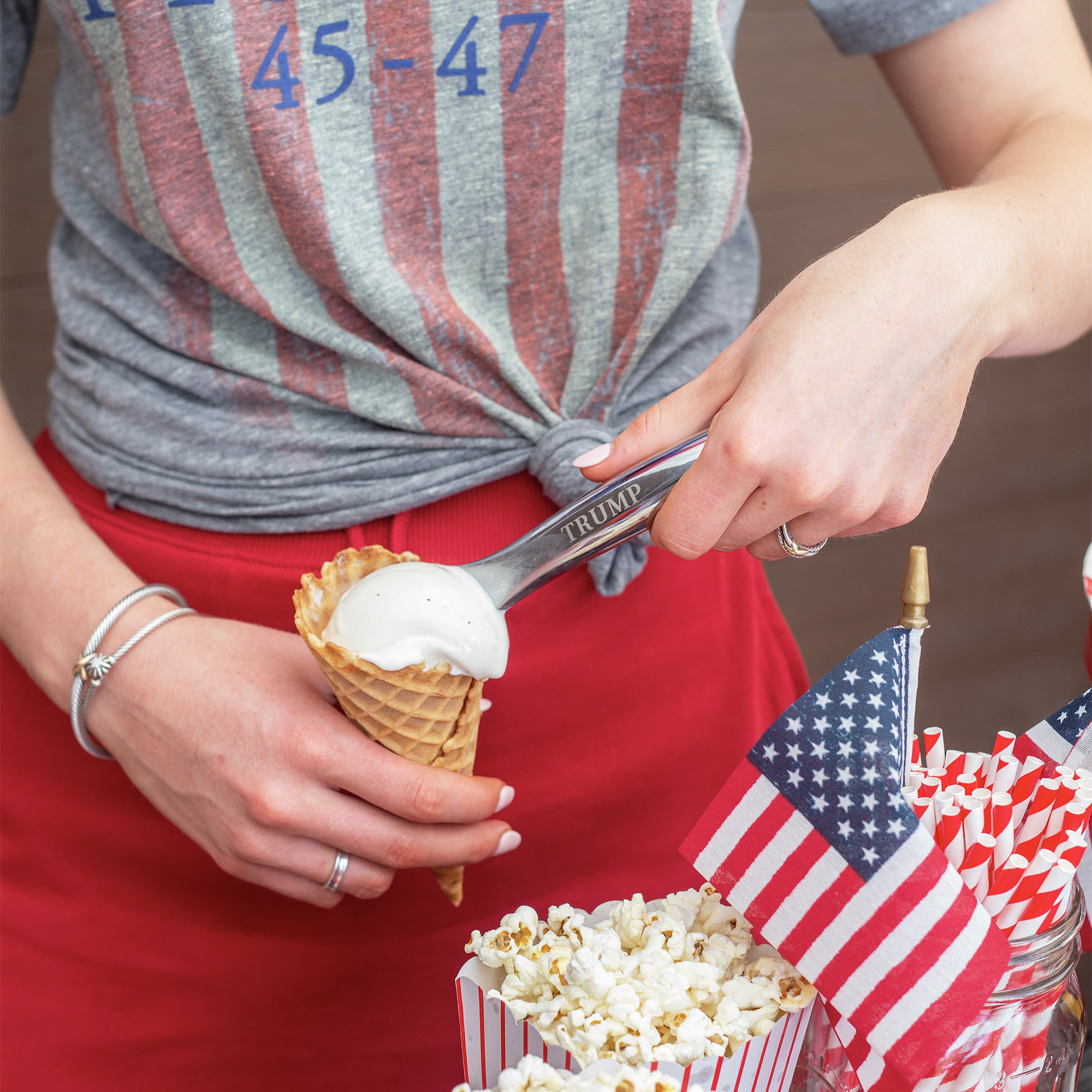 Trump Silver Ice Cream Scoop Trump Silver Ice Cream Scoop