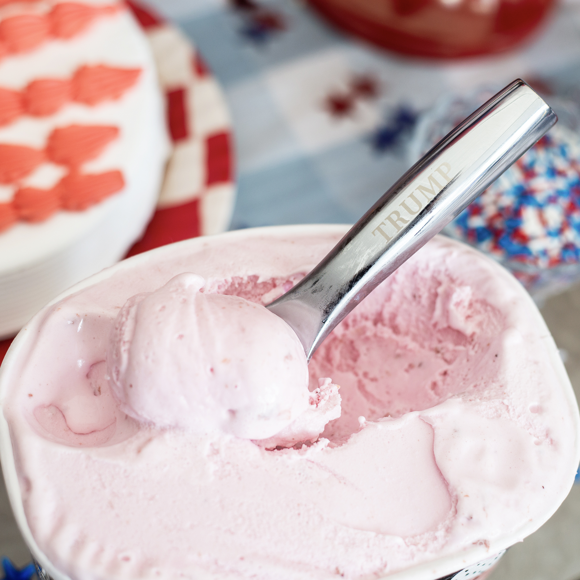 Trump Silver Ice Cream Scoop Trump Silver Ice Cream Scoop