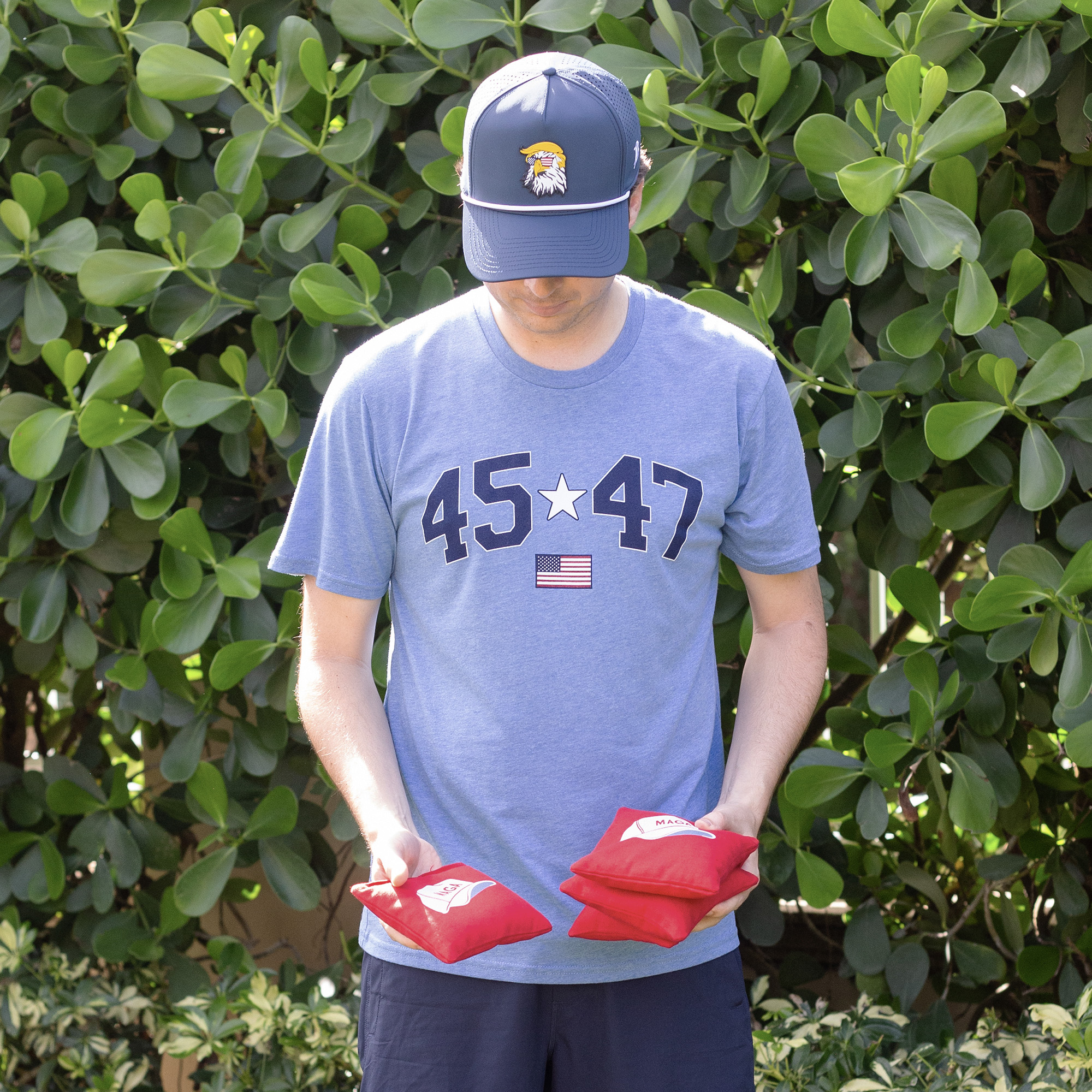 45-47 Star Tee - Heather Royal 45-47 Star Tee - Heather Royal