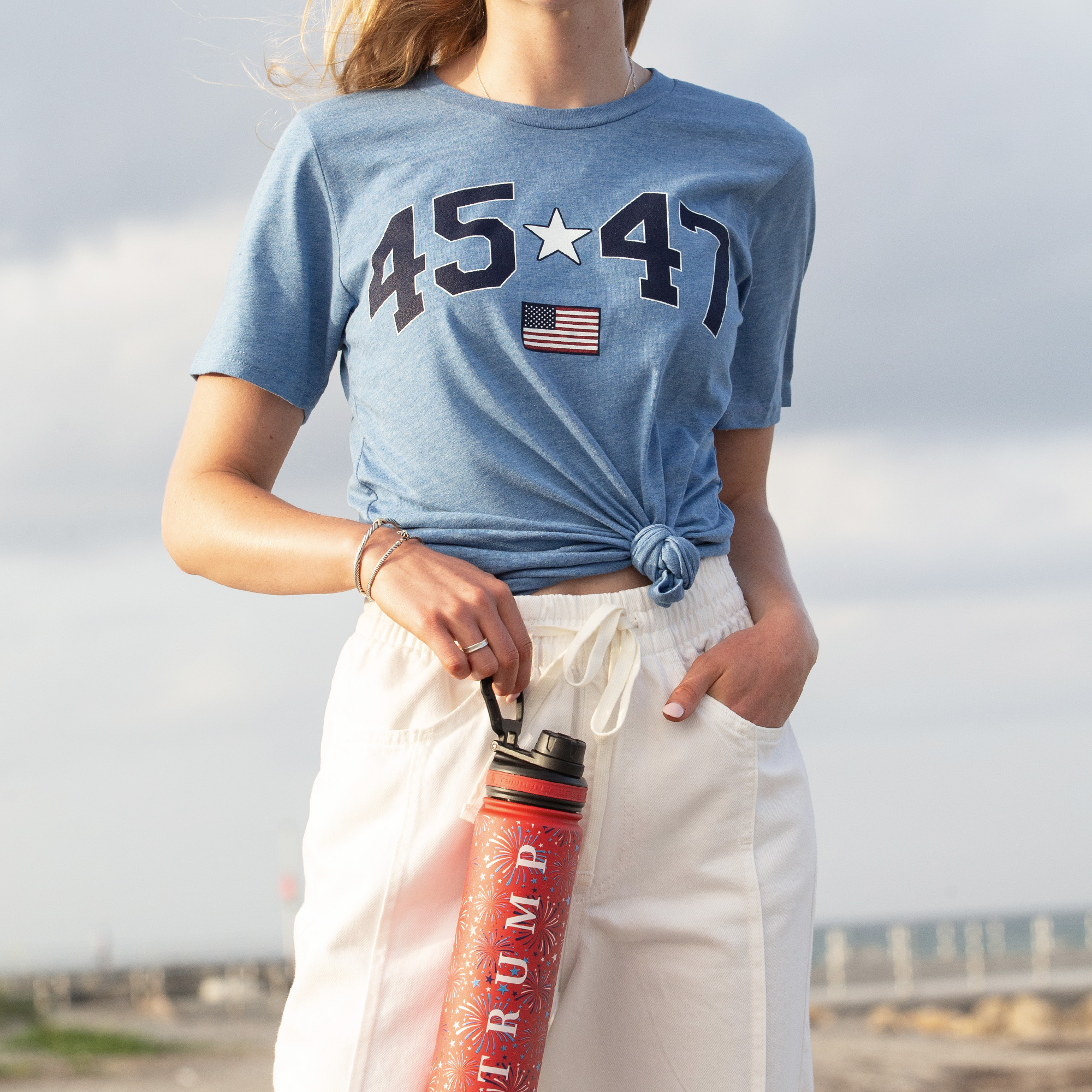 45-47 Star Tee - Heather Royal