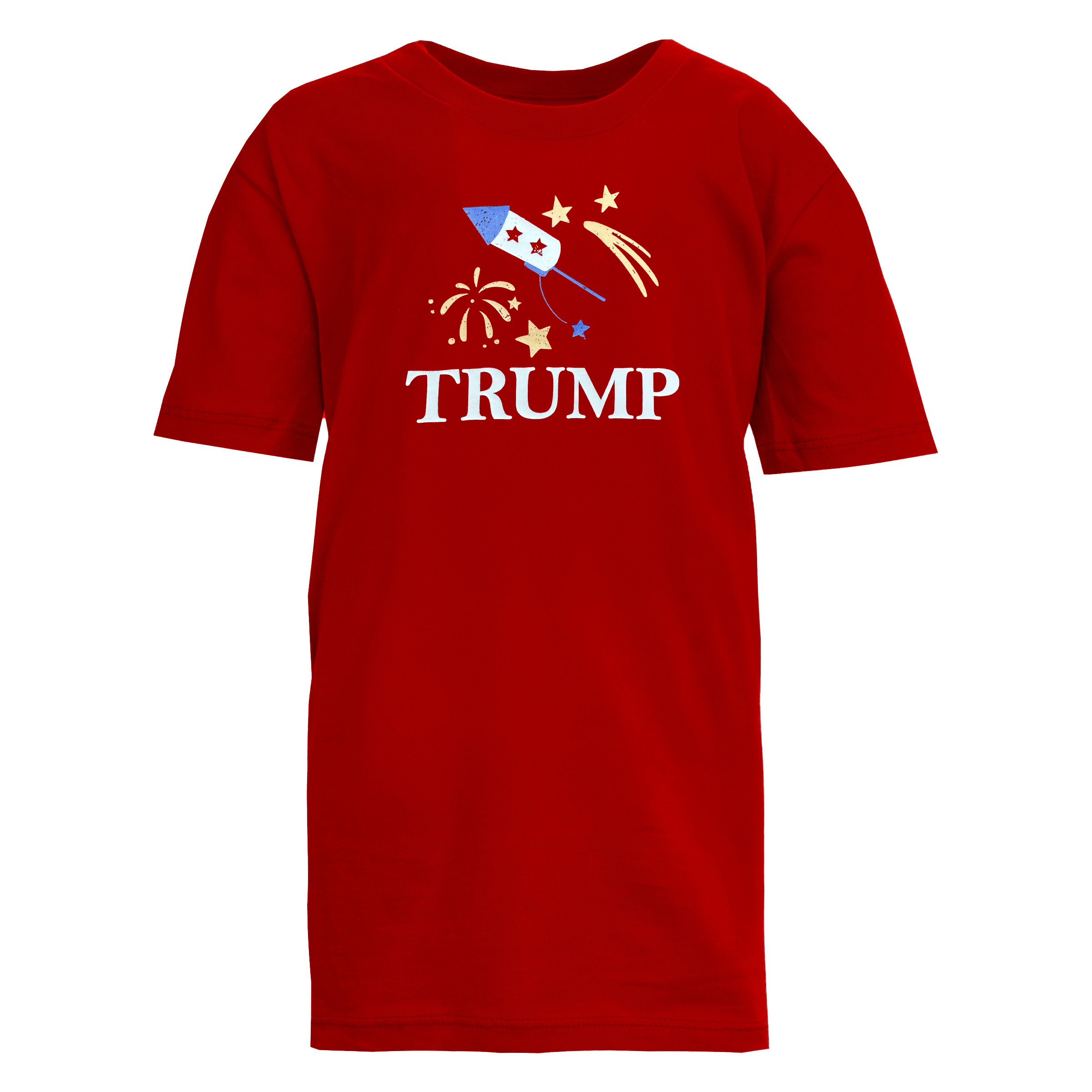 Trump Firecracker Toddler Tee in the Color Red Trump Firecracker Toddler Tee in the Color Red