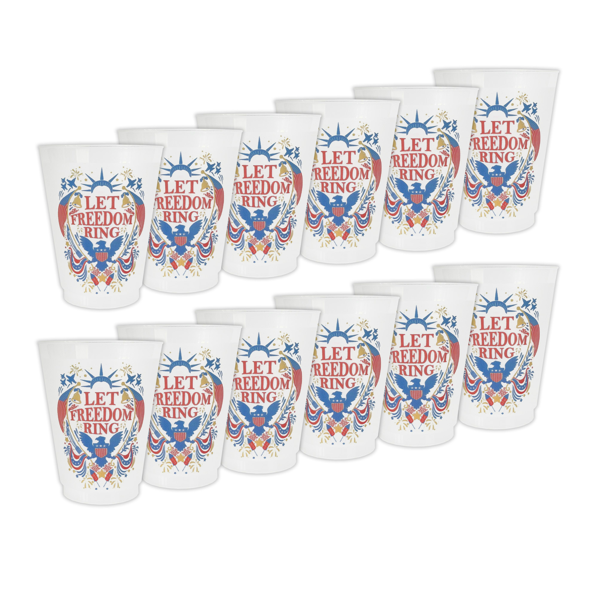 Let Freedom Ring Stadium Cup - 12 Pack Let Freedom Ring Stadium Cup - 12 Pack