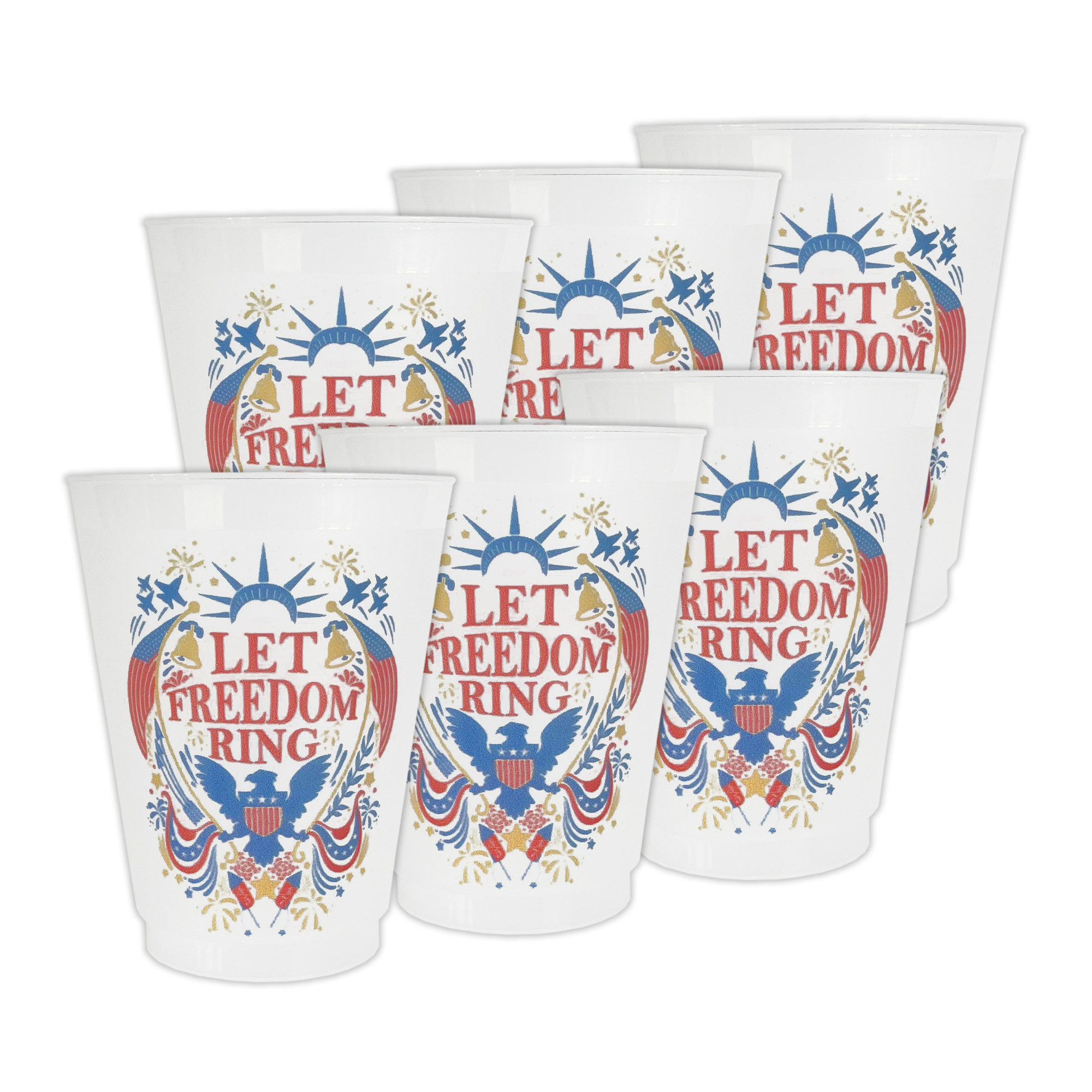 Let Freedom Ring Stadium Cup - 6 Pack Let Freedom Ring Stadium Cup - 6 Pack
