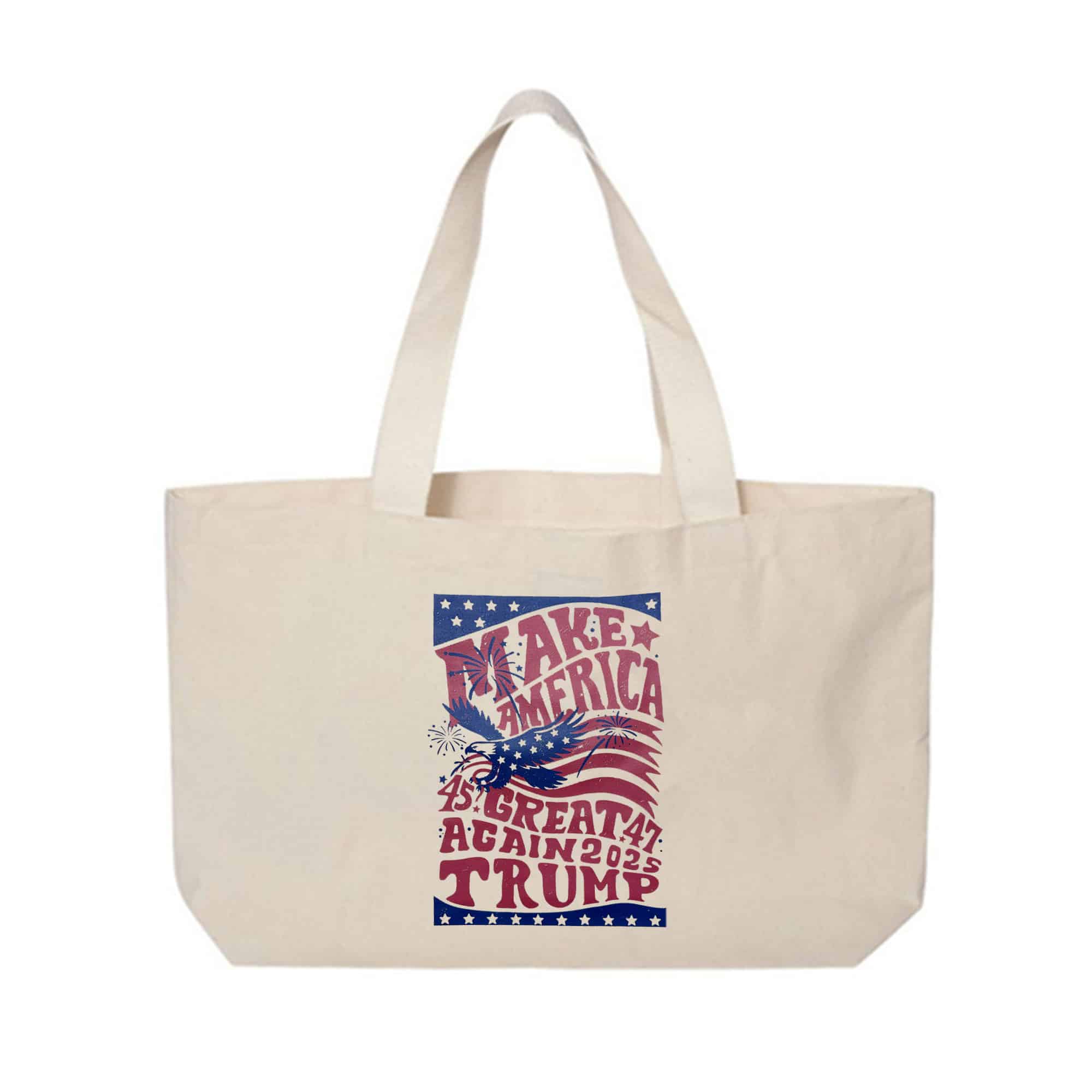 MAGA Tote Bag in the Color Tan