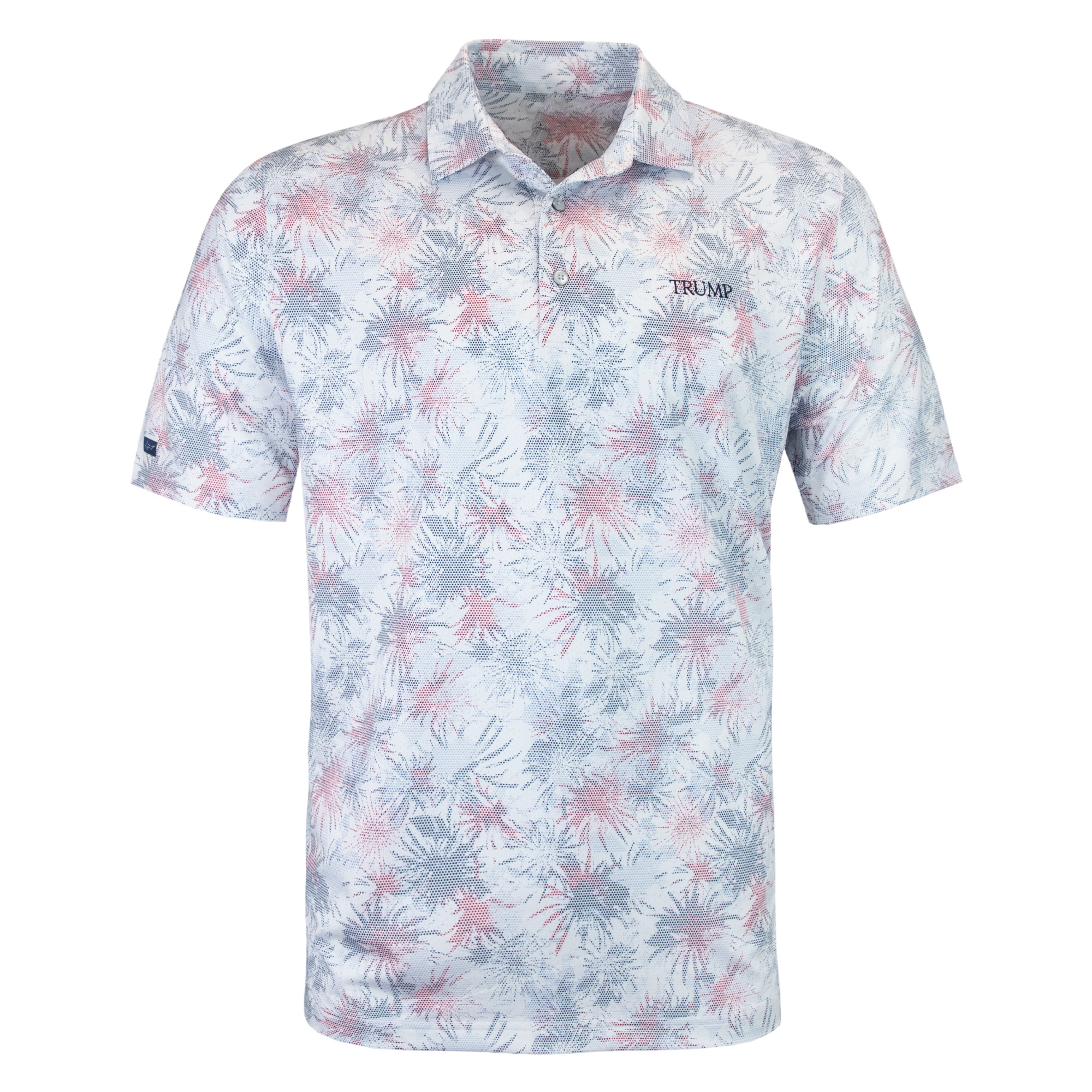 Stretch Mesh Celebration Polo white Stretch Mesh Trump Celebration Polo white