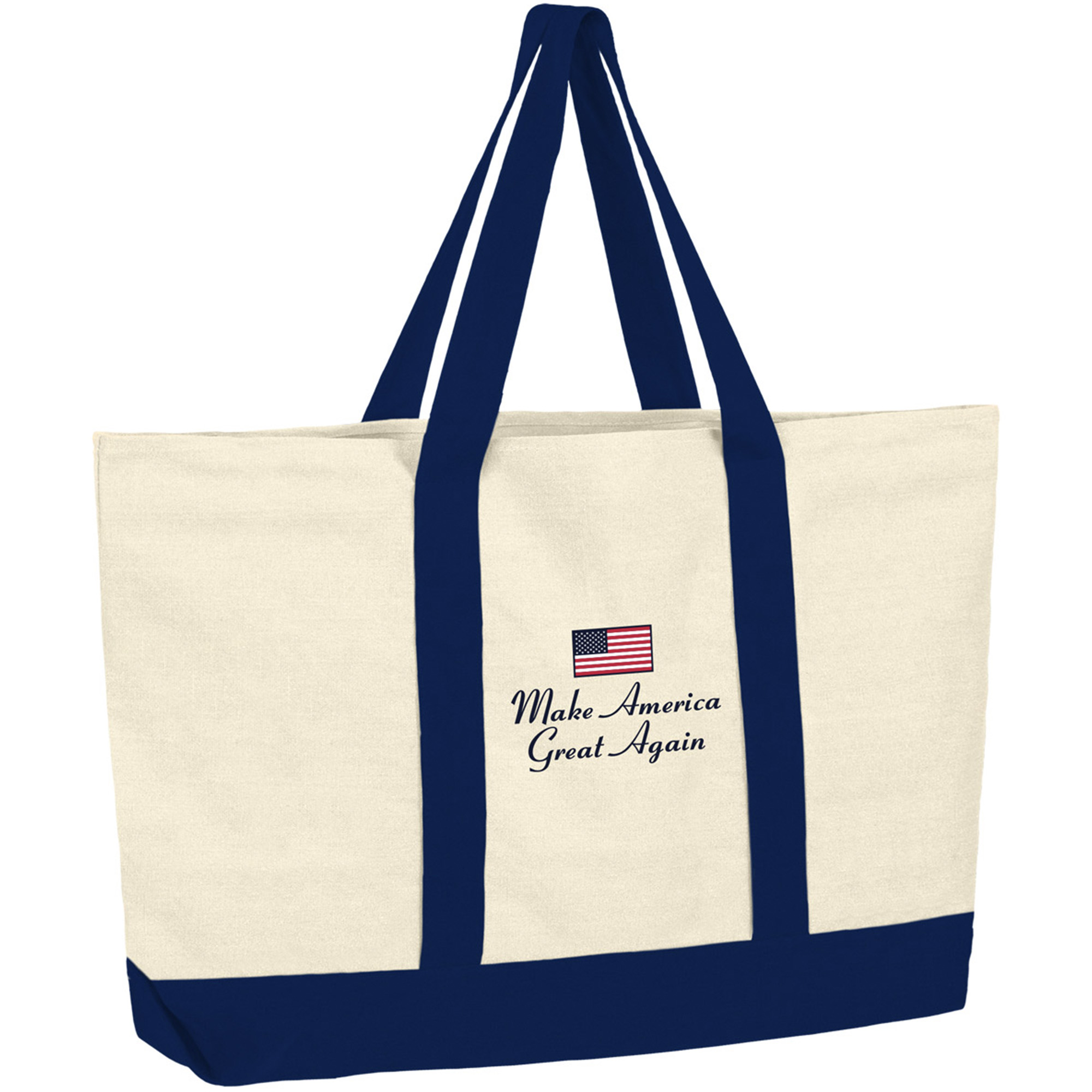 Make America Great Again Canvas Tote - Navy Make America Great Again Canvas Tote - Navy
