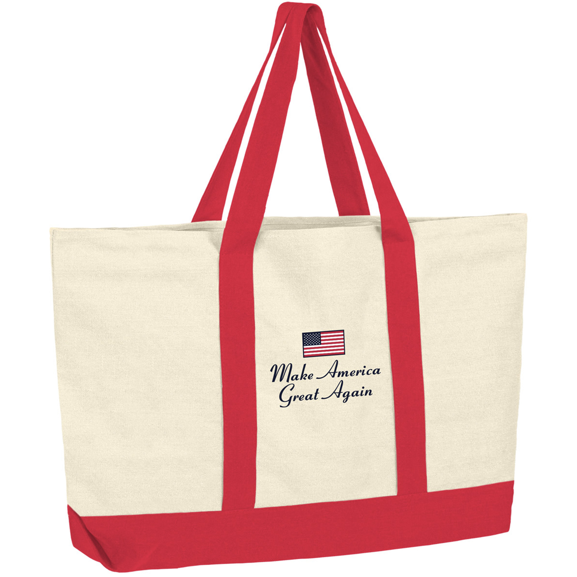 Make America Great Again Canvas Tote - Red Make America Great Again Canvas Tote - Red