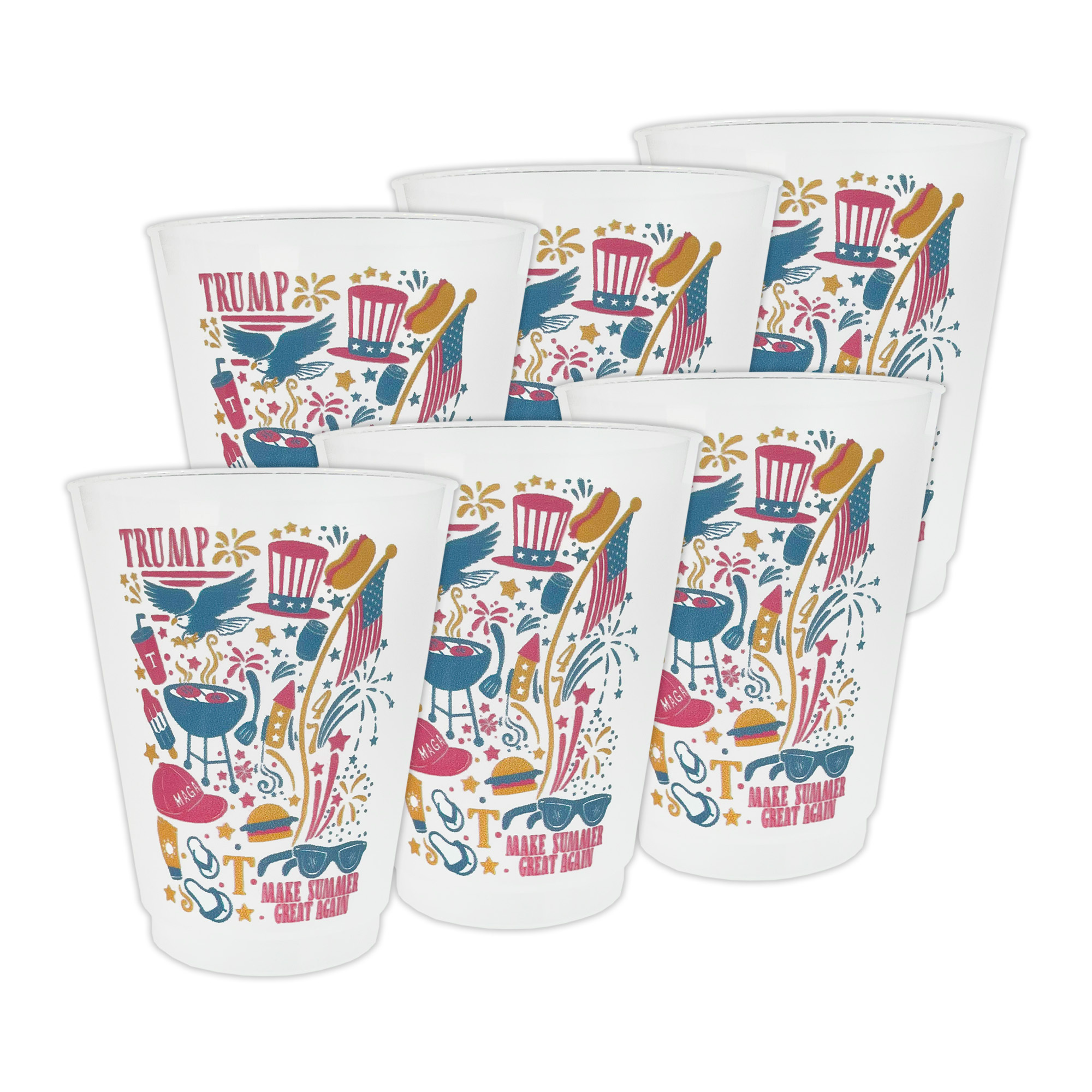 Make Summer Great Again Stadium Cup Set of 6 Make Summer Great Again Stadium Cup Set of 6